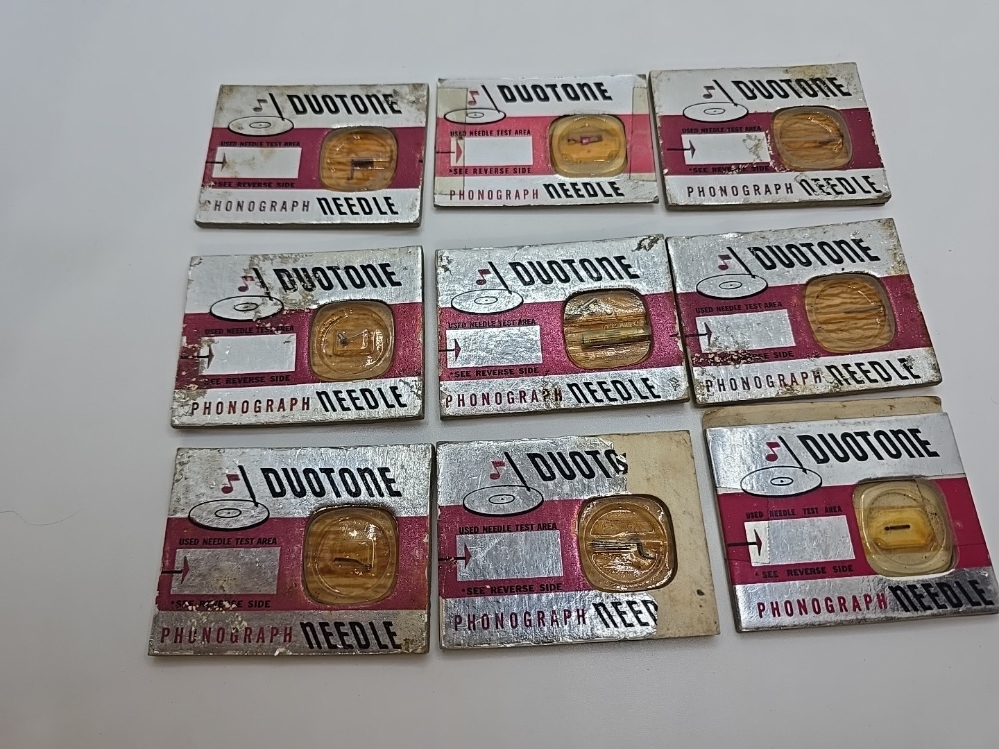 DUOTONE 1960’s NOS Stereo Phonograph NEEDLE’s for 526,545,548,564,5637 & 646 lot