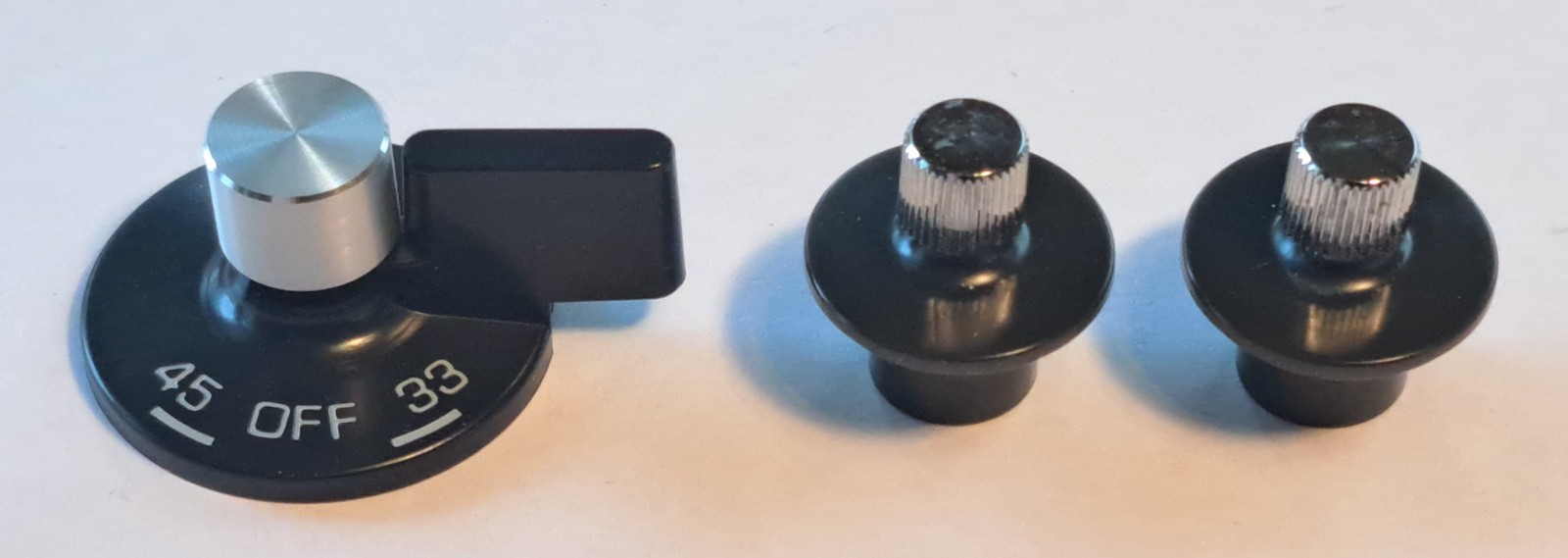 Technics SL-23 Turntable Speed Selector & Adjustment Knobs Vintage Original OEM