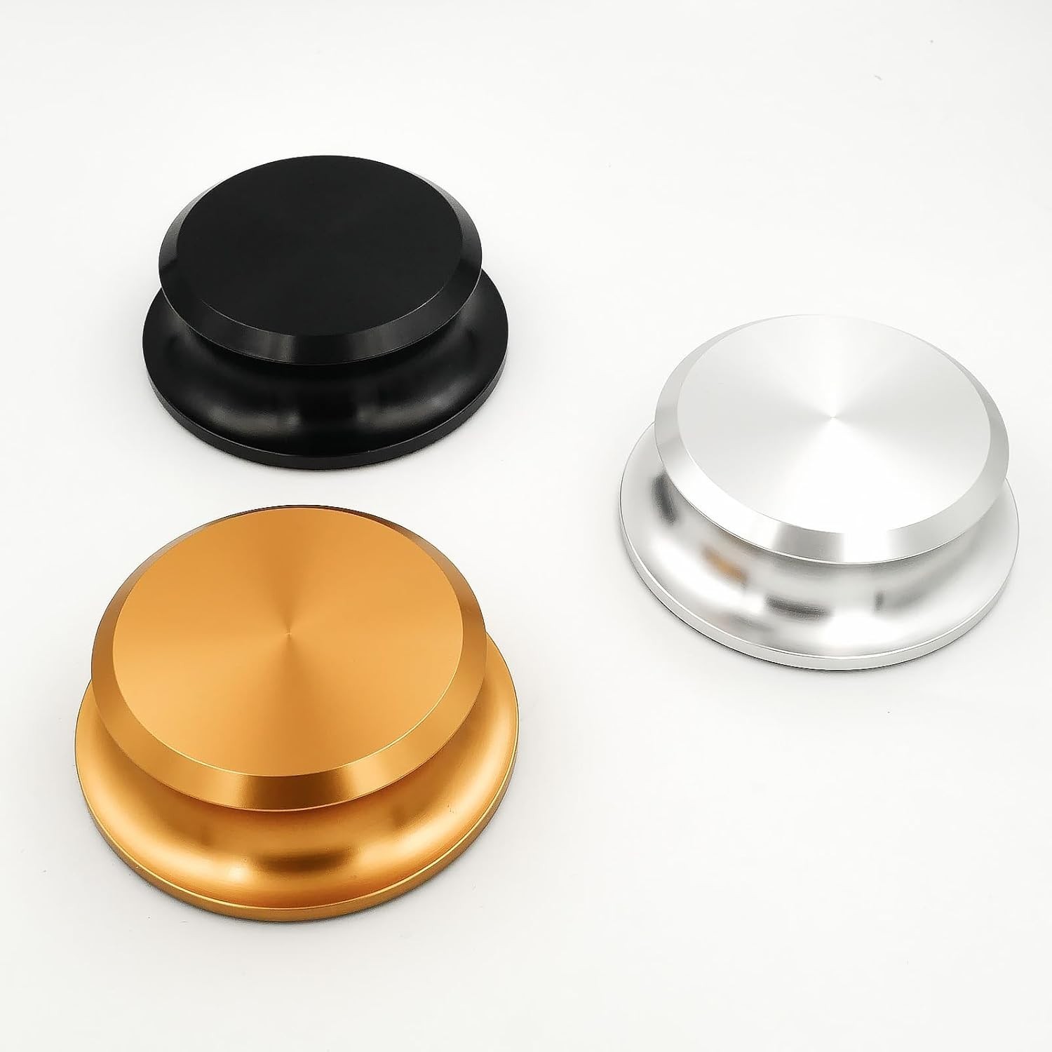 Record Weight Stabilizer for Turntable Premium Vinyl Stabilizer Silvery