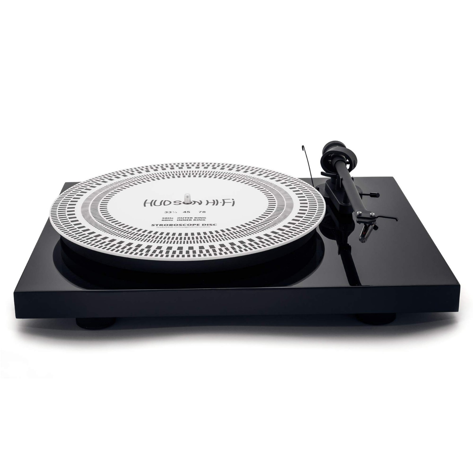 12″ Strobe Disc Mat for Turntables – 2mm PVC Testing 33/45 RPM Speeds, Alignment