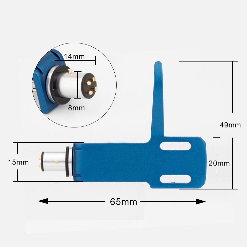 Universal Cartridge Stylus Headshell Holder Aluminum Alloy Turntable LP Vinyl