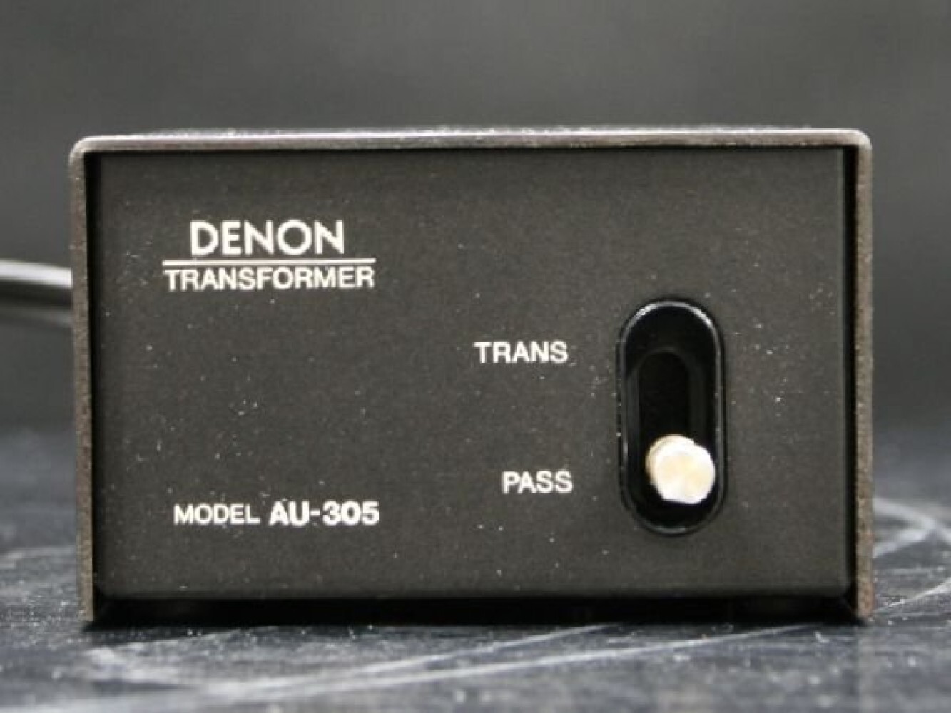 DENON Step Up Transformer AU-305 MC Cartridge Japan Tested Working High-Quality
