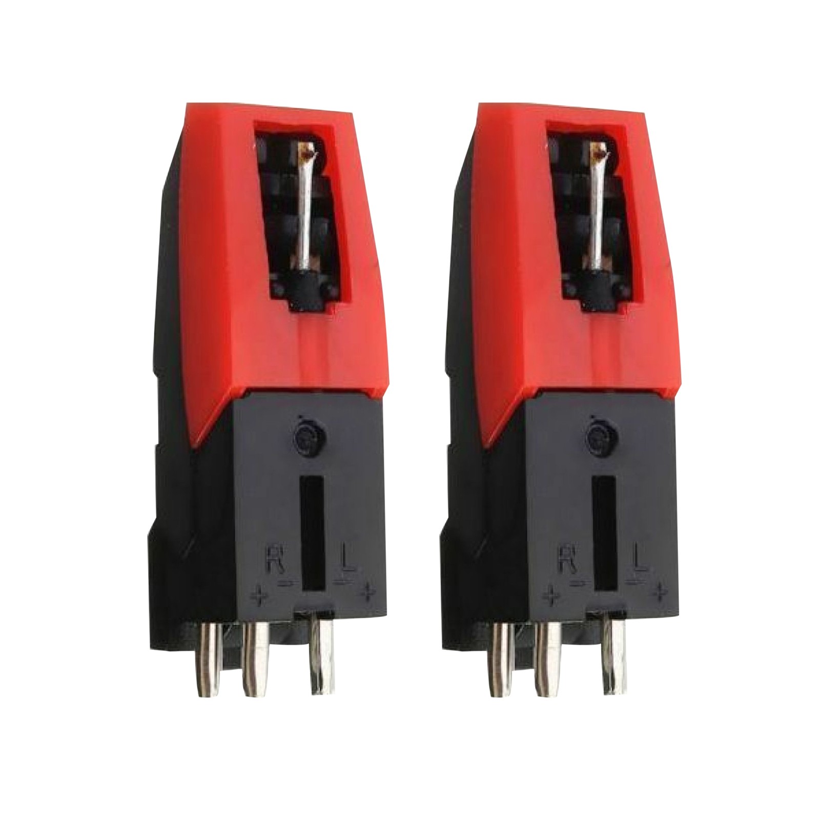 LP Vinyl Player Replacement Turntable Phono Ceramic Cartridge w/ Stylus 2PCS