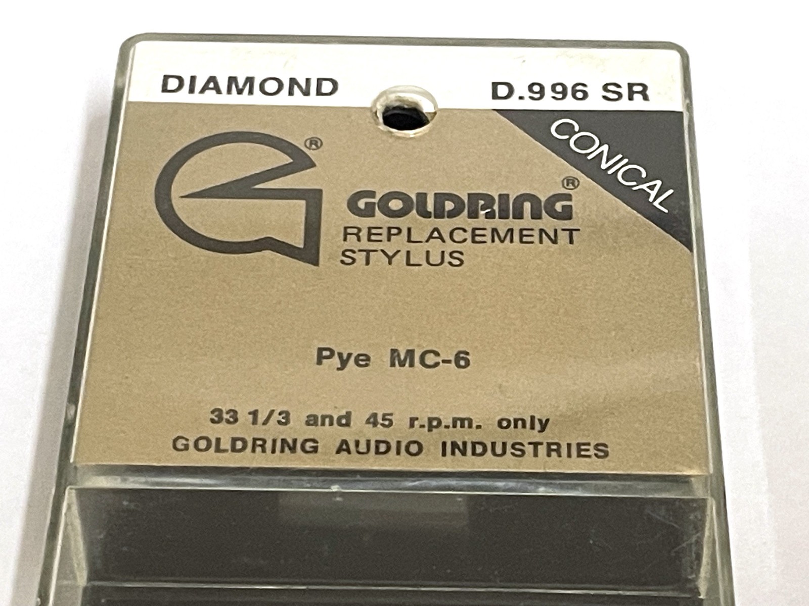 Goldring Turntable Stylus D996SR – PYE MC6400 Toshiba N20C CEC MC 6 Philips N20C
