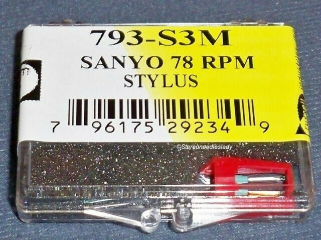 793-S3M 78 RPM Stylus Needle for FISHER ST-05D Nostalgia Crosley many brands