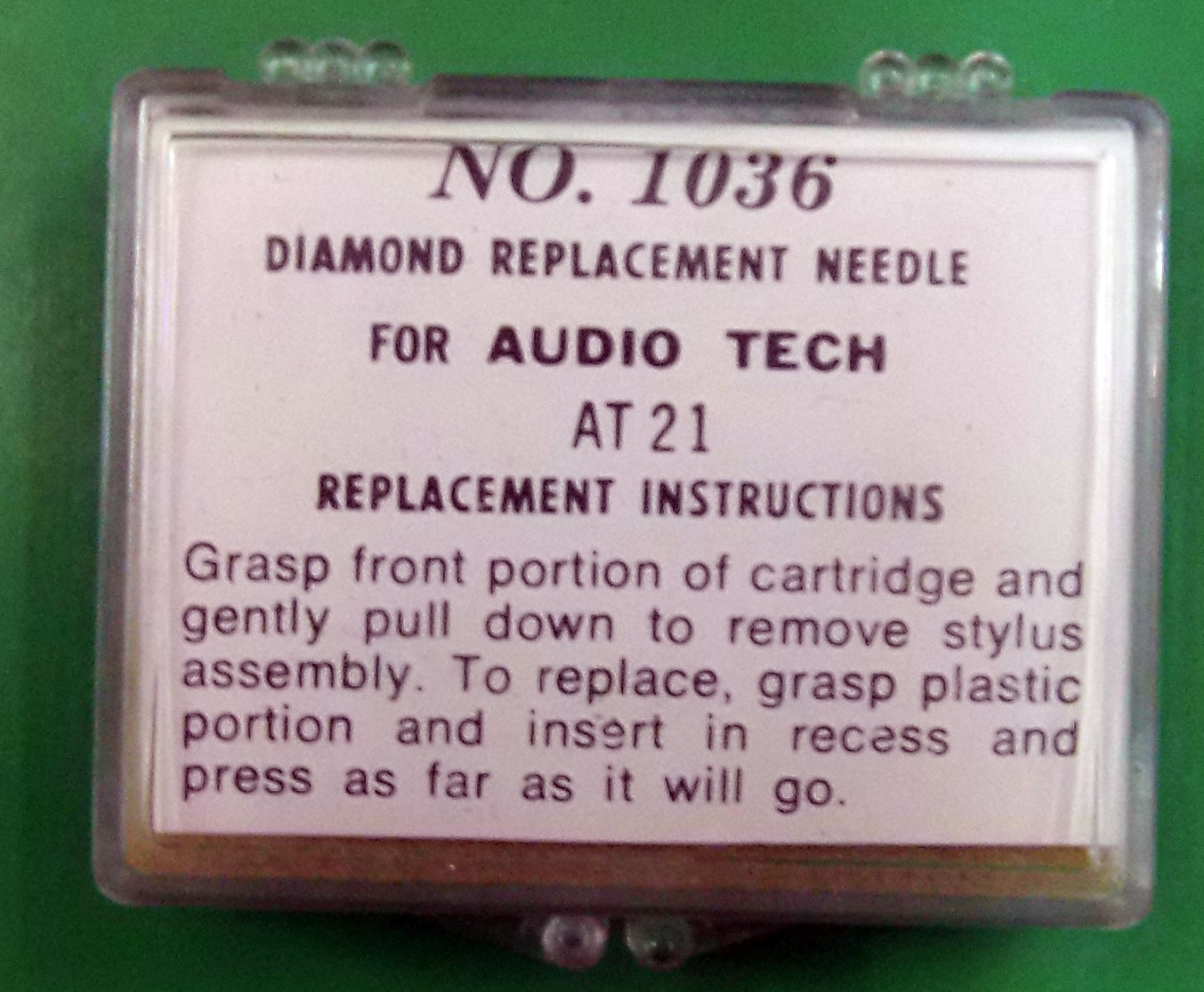 TURNTABLE RECORD PLAYER NEEDLE for Technica AT-21 AT-66 DSN15 N-5000 635-D7