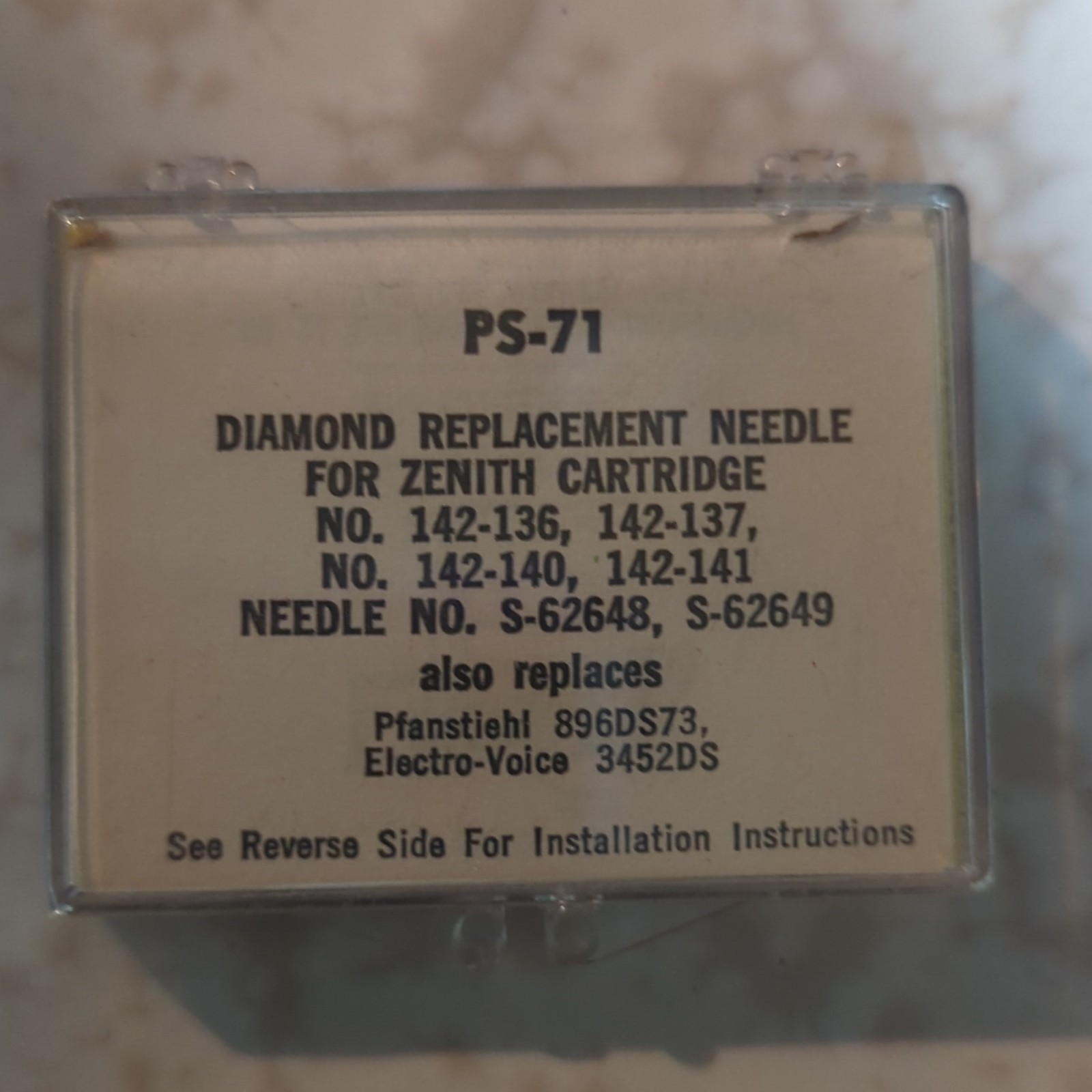 Transcriber Diamond PS-71 N880-SD Needle for Zenith Cartridge 142-136 142-141