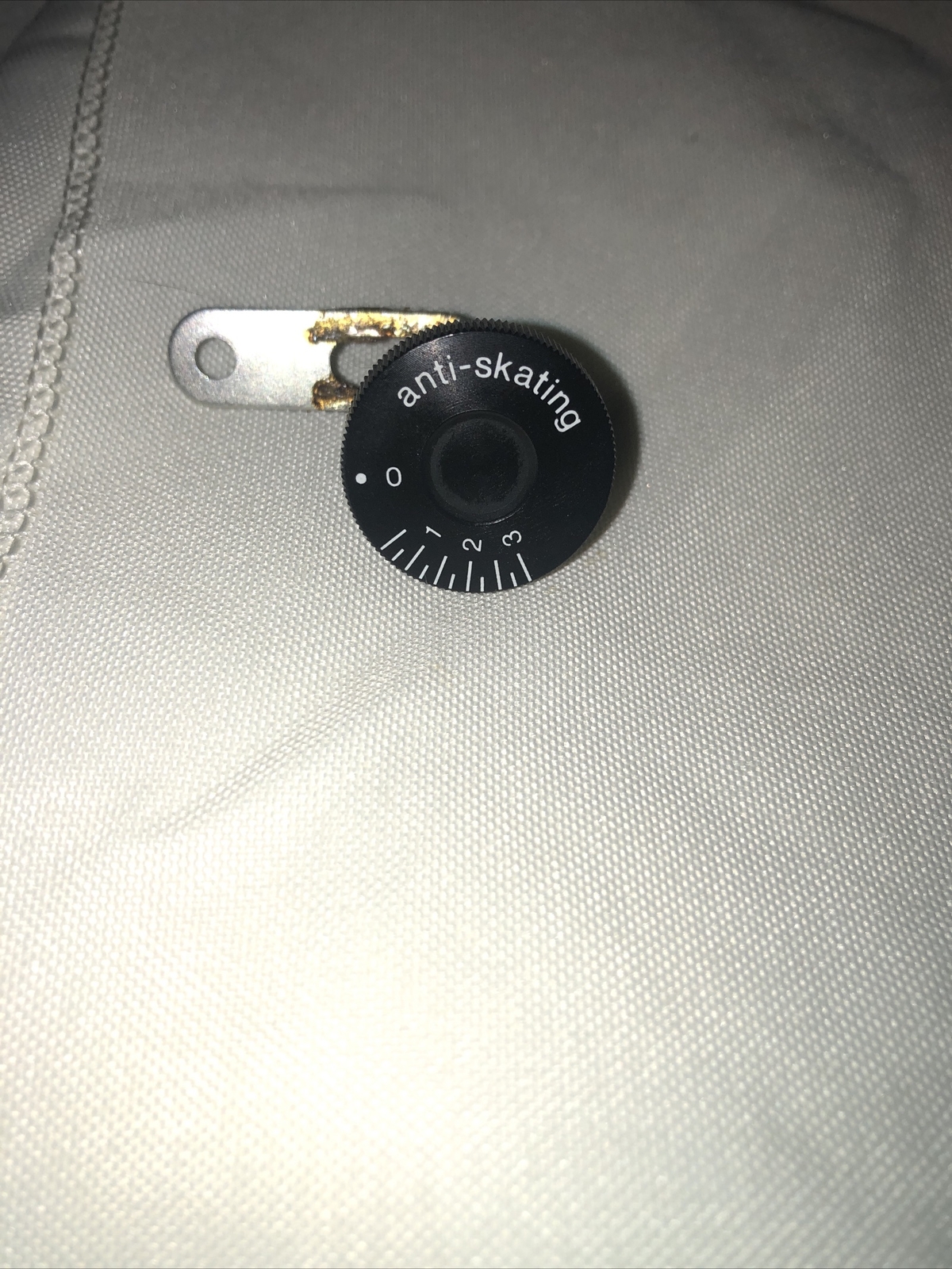 TECHNICS Turntable Parts SL-1900 Anti-Skating Knob & Bracket
