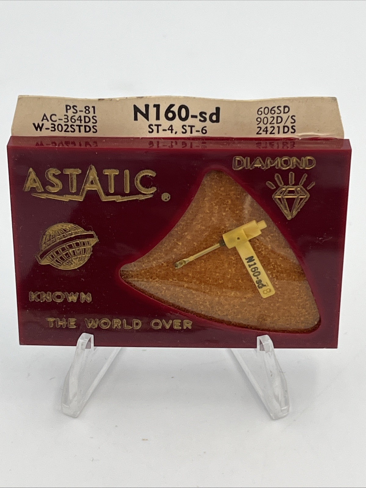 Astatic N160-sd Diamond Needle Stylus NOS 78 LP BSR ST-4 ST-6 SC-5M 273-DS77