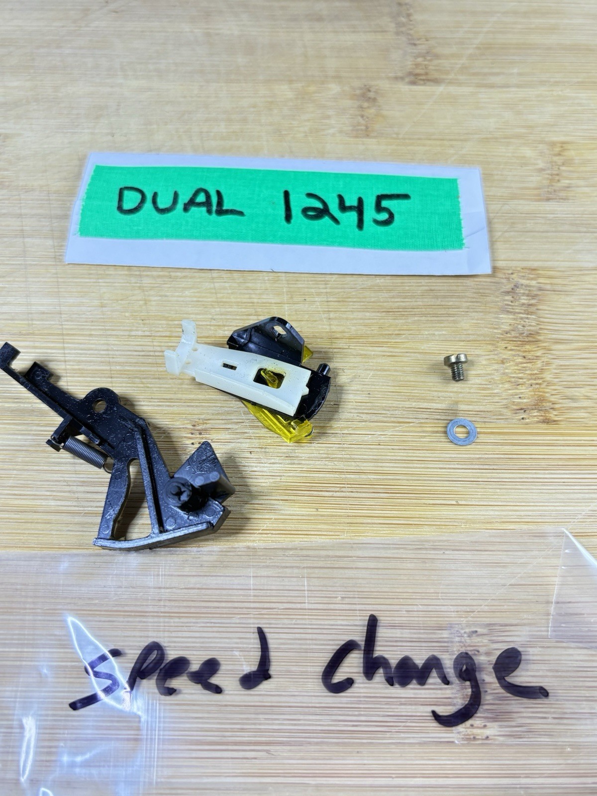 Dual 1245 Part (possibly 1246/1249/1237/1241): Speed Change Assembly