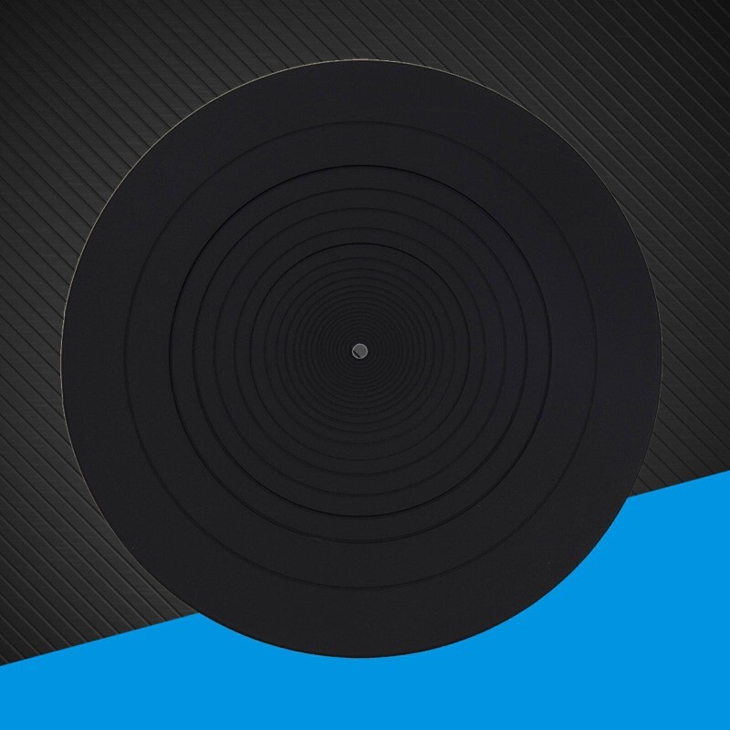 12″ Turntable Platter Mat Rubber Silicone Pad for All LP Vinyl Record Player NEW