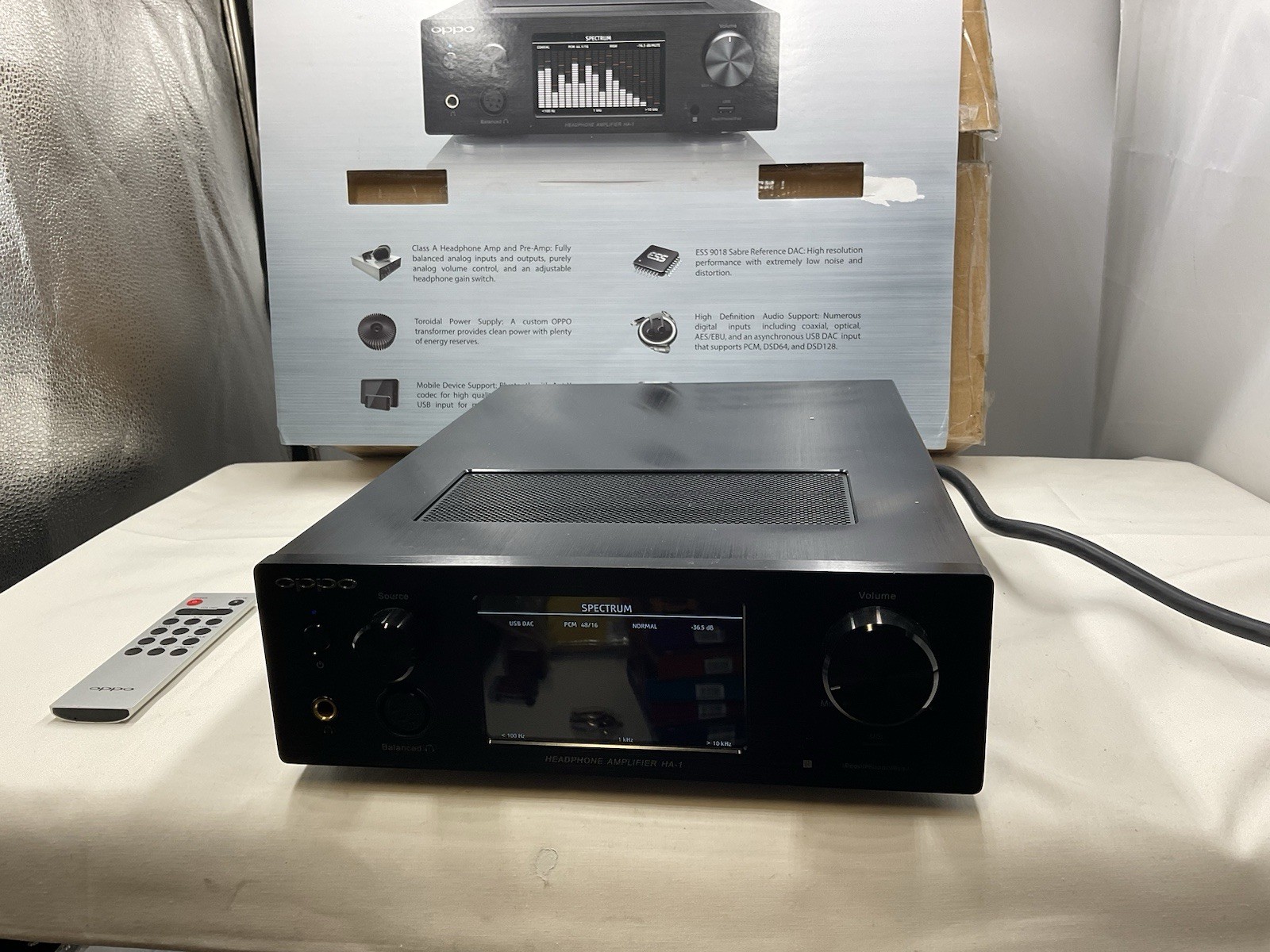 OPPO HA-1 Step-up Transformer Head Amplifier AC100V Working Properly W/ REMOTE