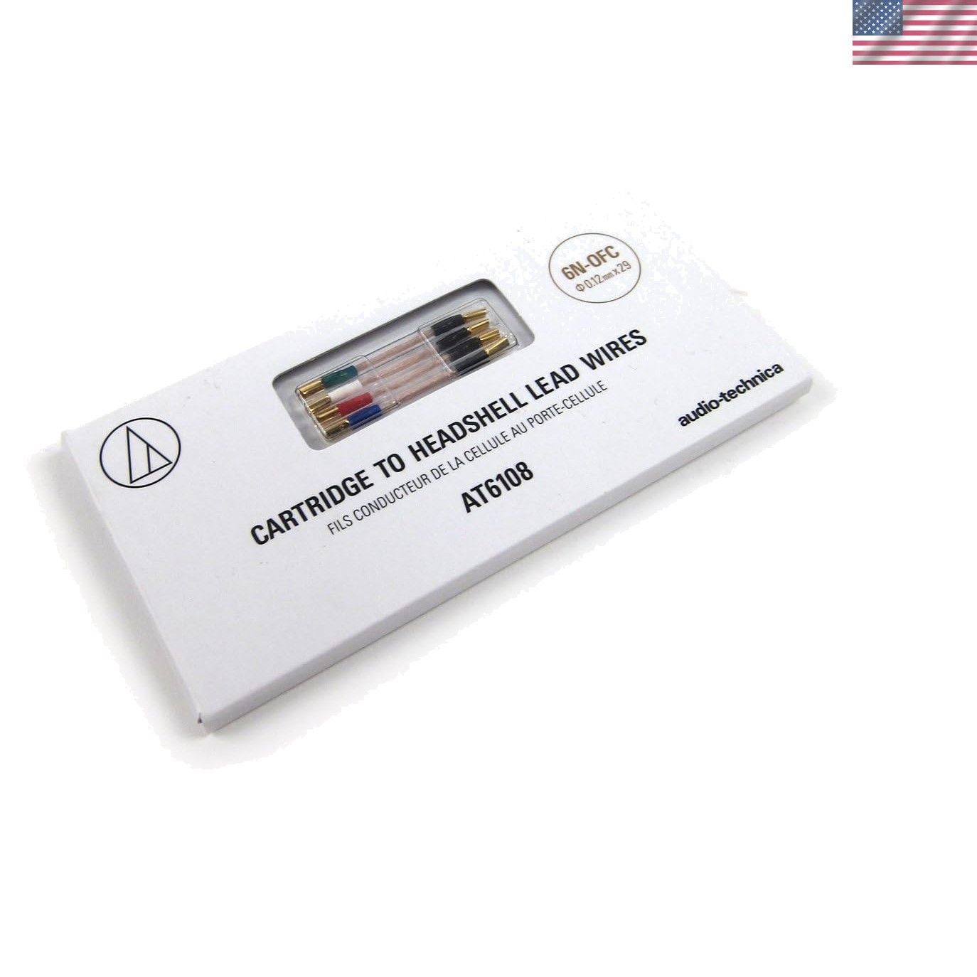 High-Purity Copper Turntable Cartridge Wires – Multi-Color Connectivity AT6108