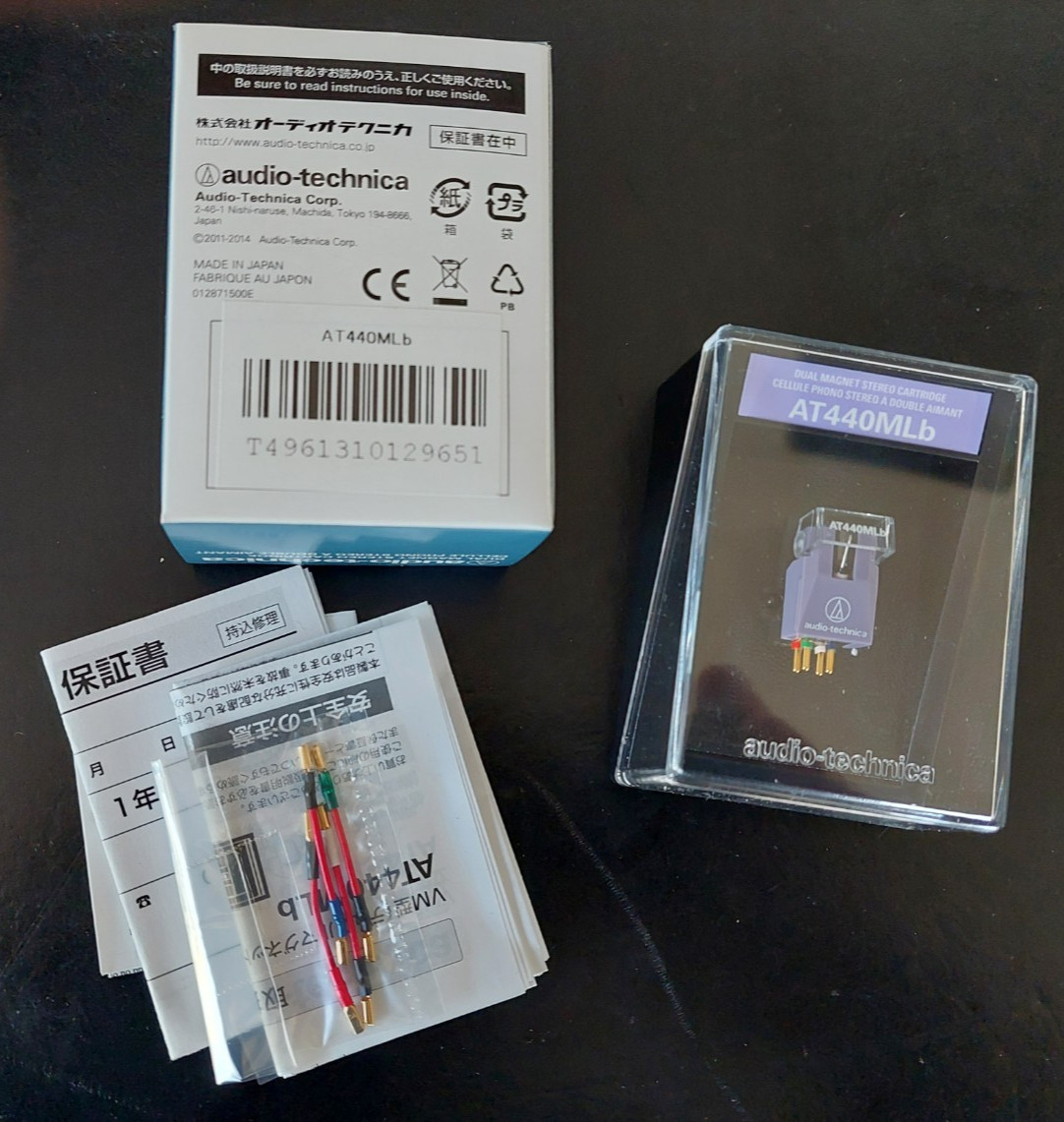 Audio Technica AT-440MLb dual moving magnet stereo Cartridge NEW