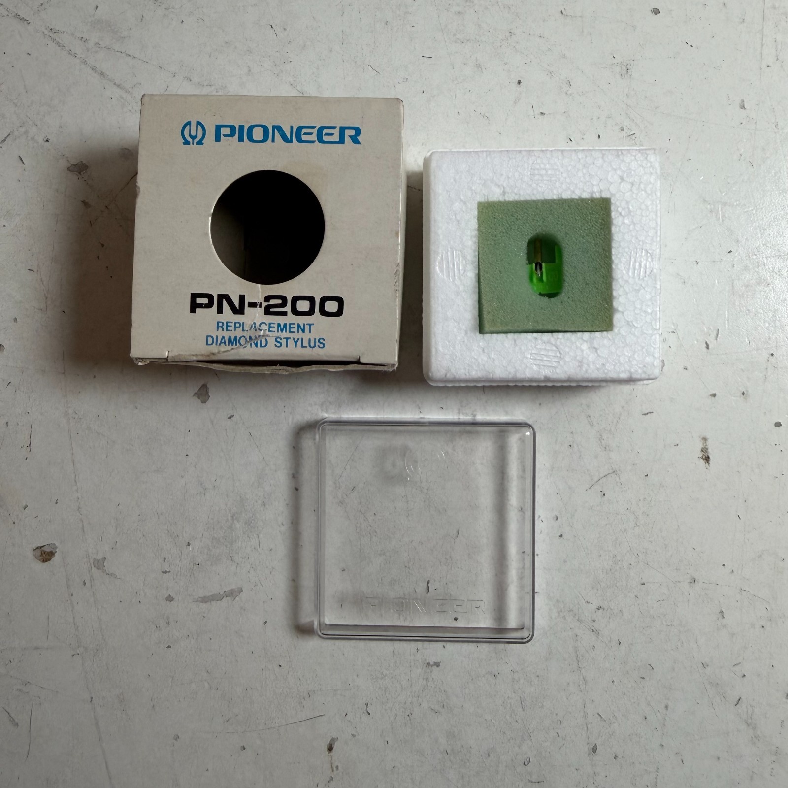 Vintage Pioneer PN-200 Green Replacement Diamond Stylus for Turntable Cartridge