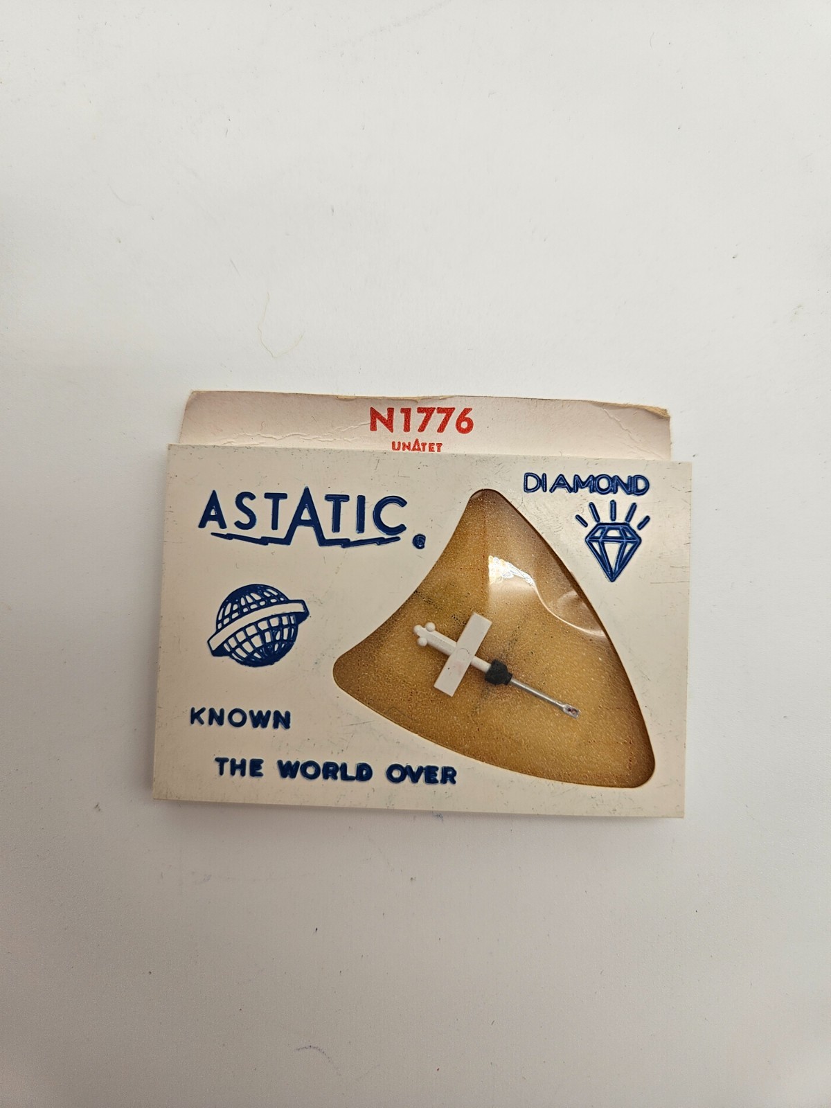 Astatic N1776 Turntable Needle Unatet 0.7 Mil Diamond 3 Mil *Sapphire* NOS