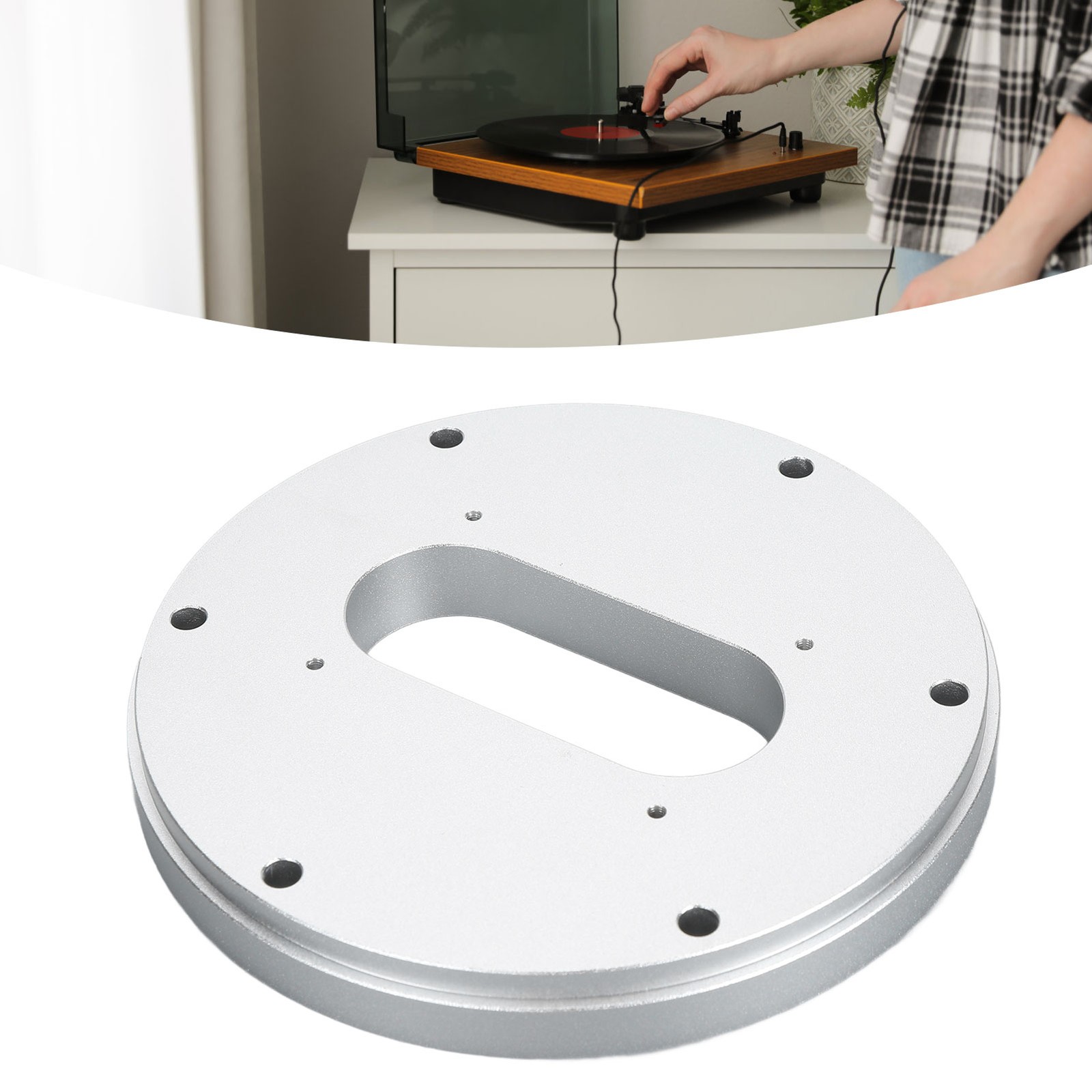 Tonearm Plate Aluminum Alloy Tonearm Armboard Plate For 3009 3010R RDIG
