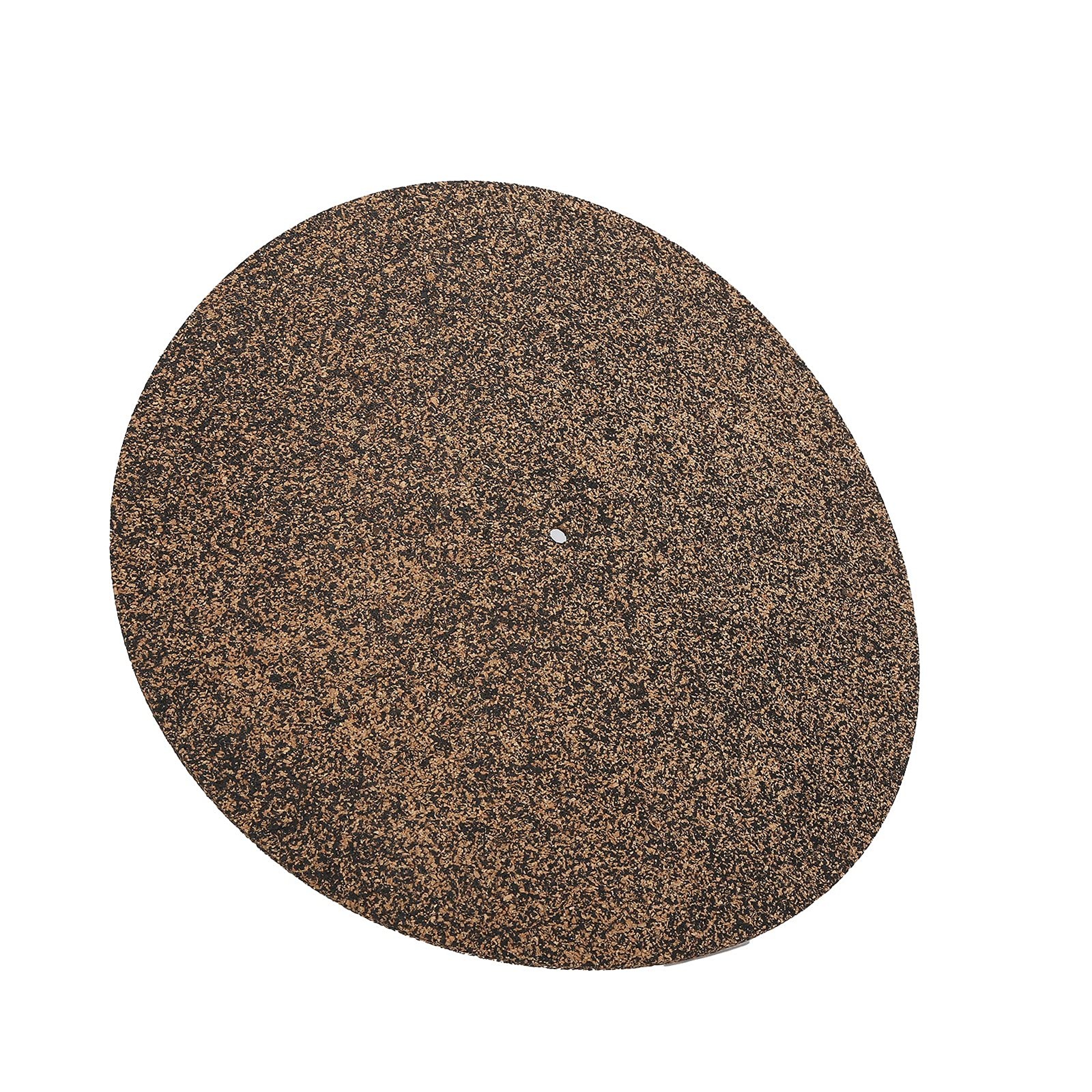 Turntable Platter Mat Black Rubber Cork Design,12 Inch Silicone black