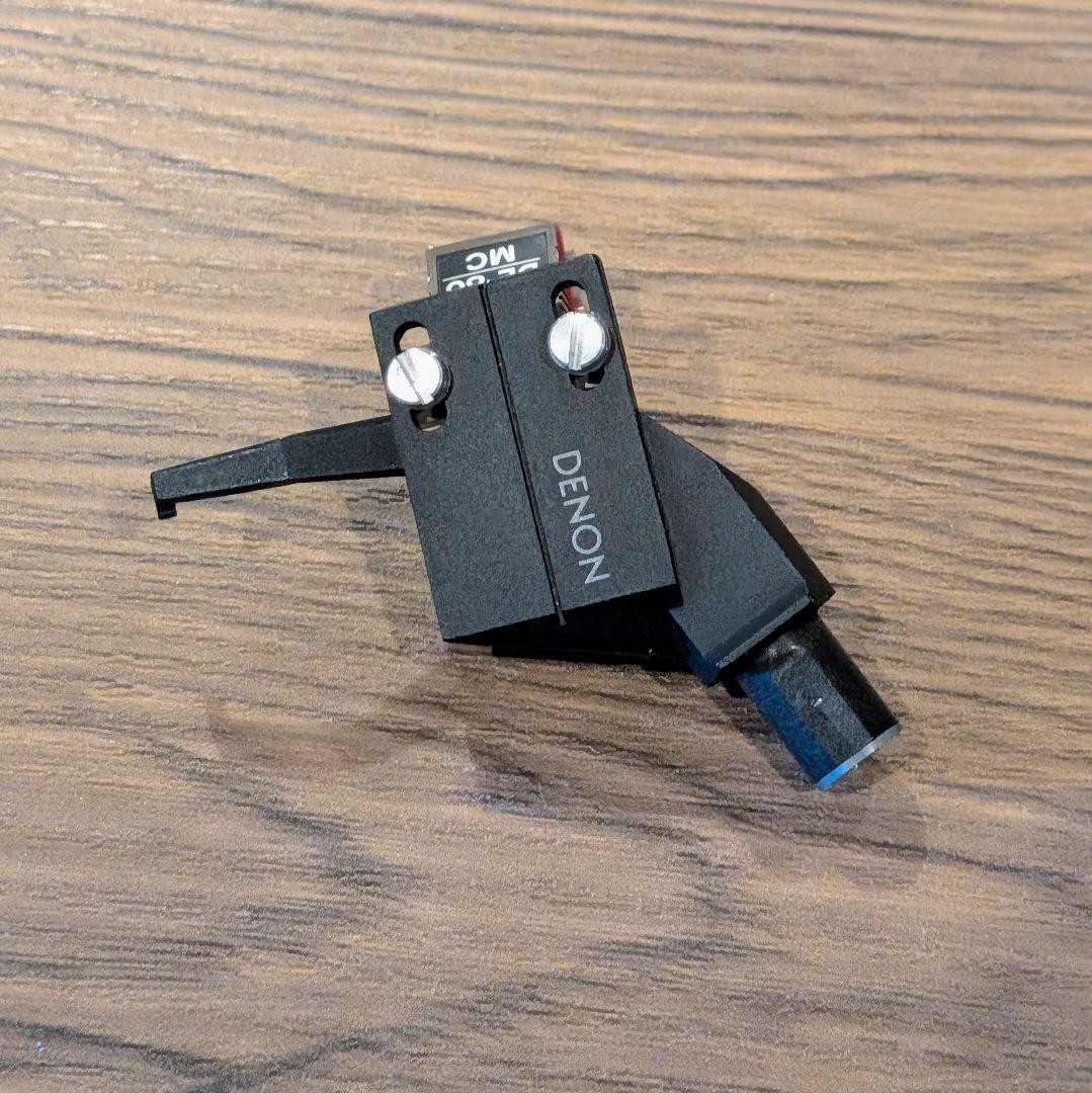 DENON DL 80 MC Cartridge Headshell Tested for sound output