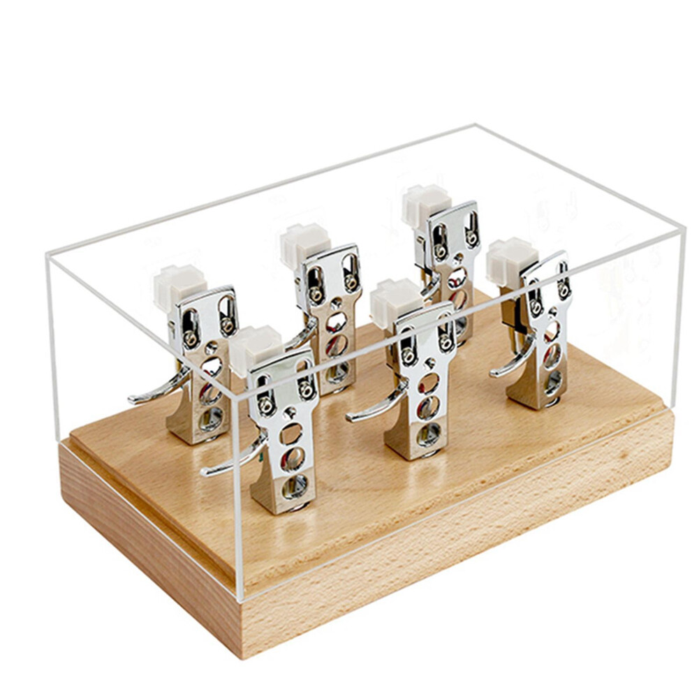 2PCS Clear Turntable Headshell Storage Box Accessory High End for Phonograph NEW