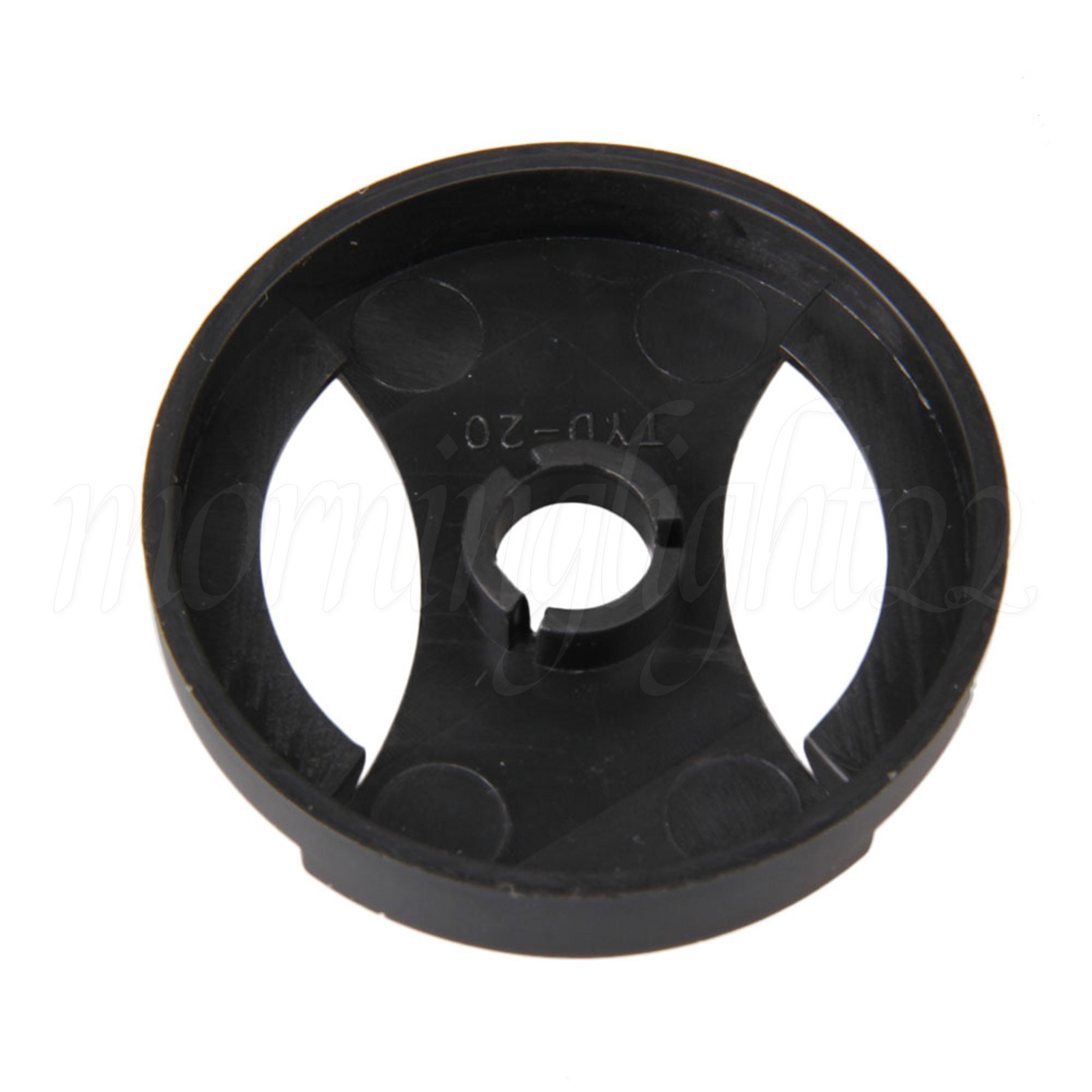38×7.2x7mm Black Plastic Record Adapter Snap In Inserts for 7″ 45rpm Record