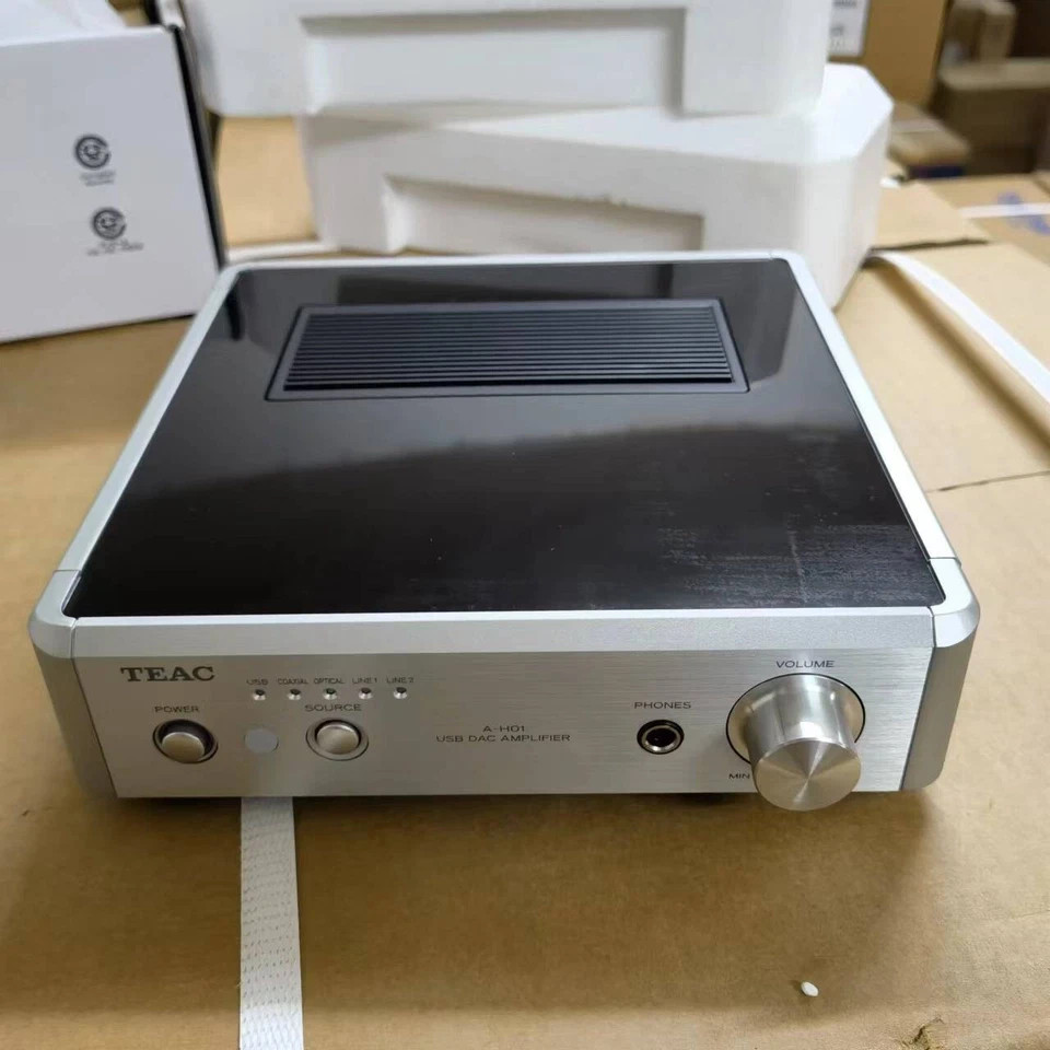 TEAC A-H01 Stereo Integrated Amplifier (Silver) with USB Audio Streaming in 230V