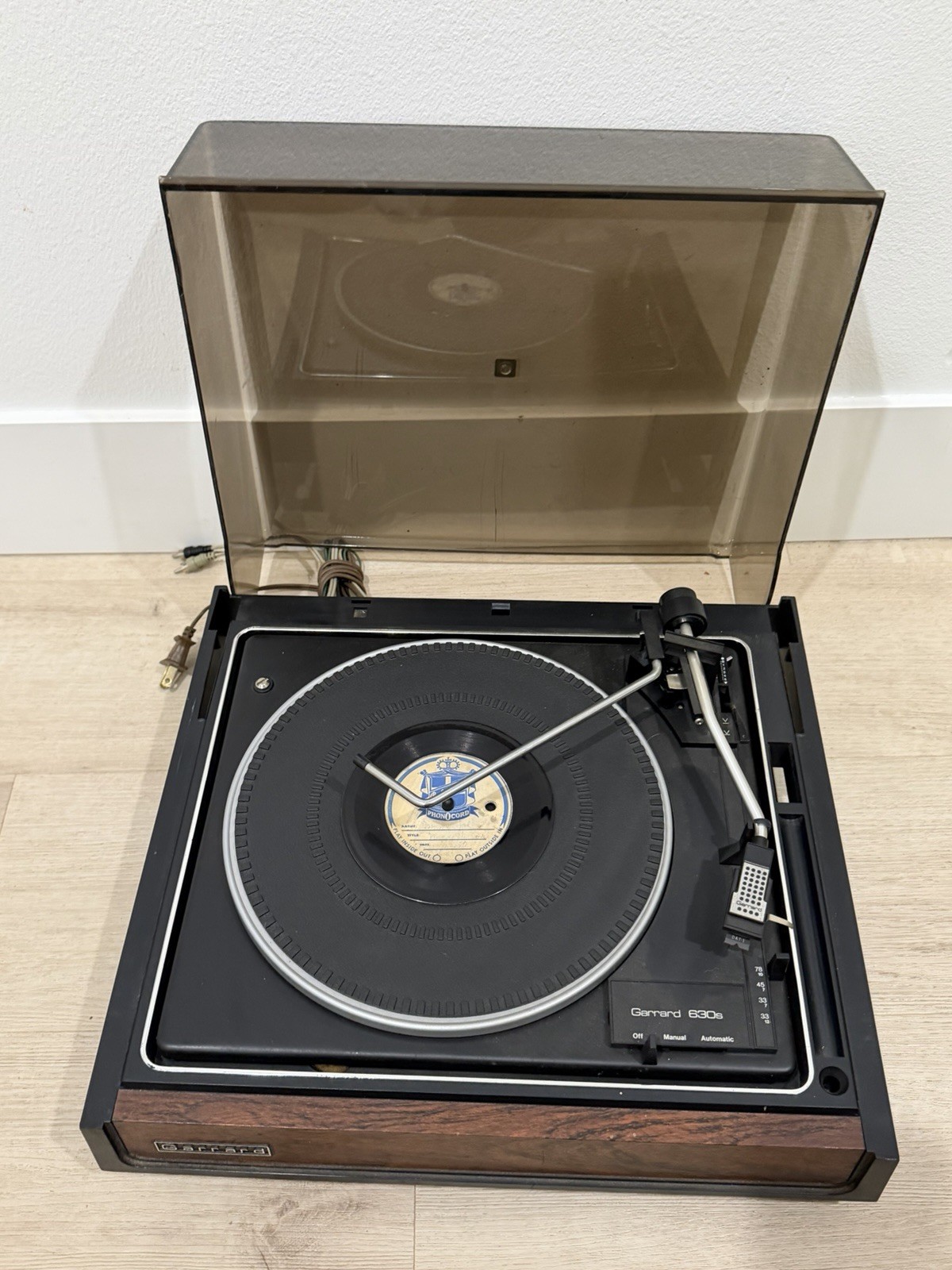 Vintage GARRARD 630S England Turntable Record Player CHECK PICTURES For Conditio