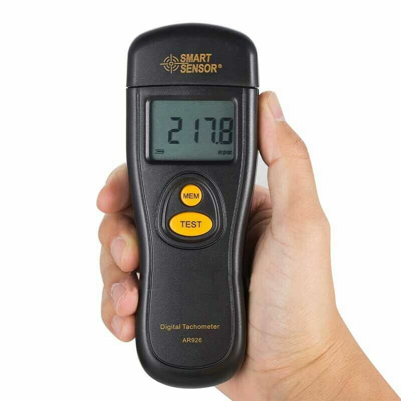 Portable Digital Laser Tachymeter Speed Tachometer Tester for LP Vinyl Turntable