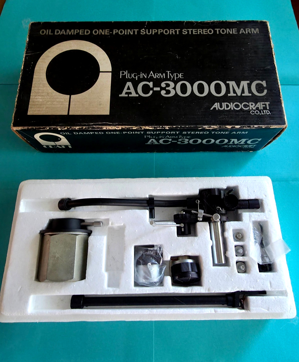 Audiocraft AC-3000MC Tone Arm With Original Box , 2 arms
