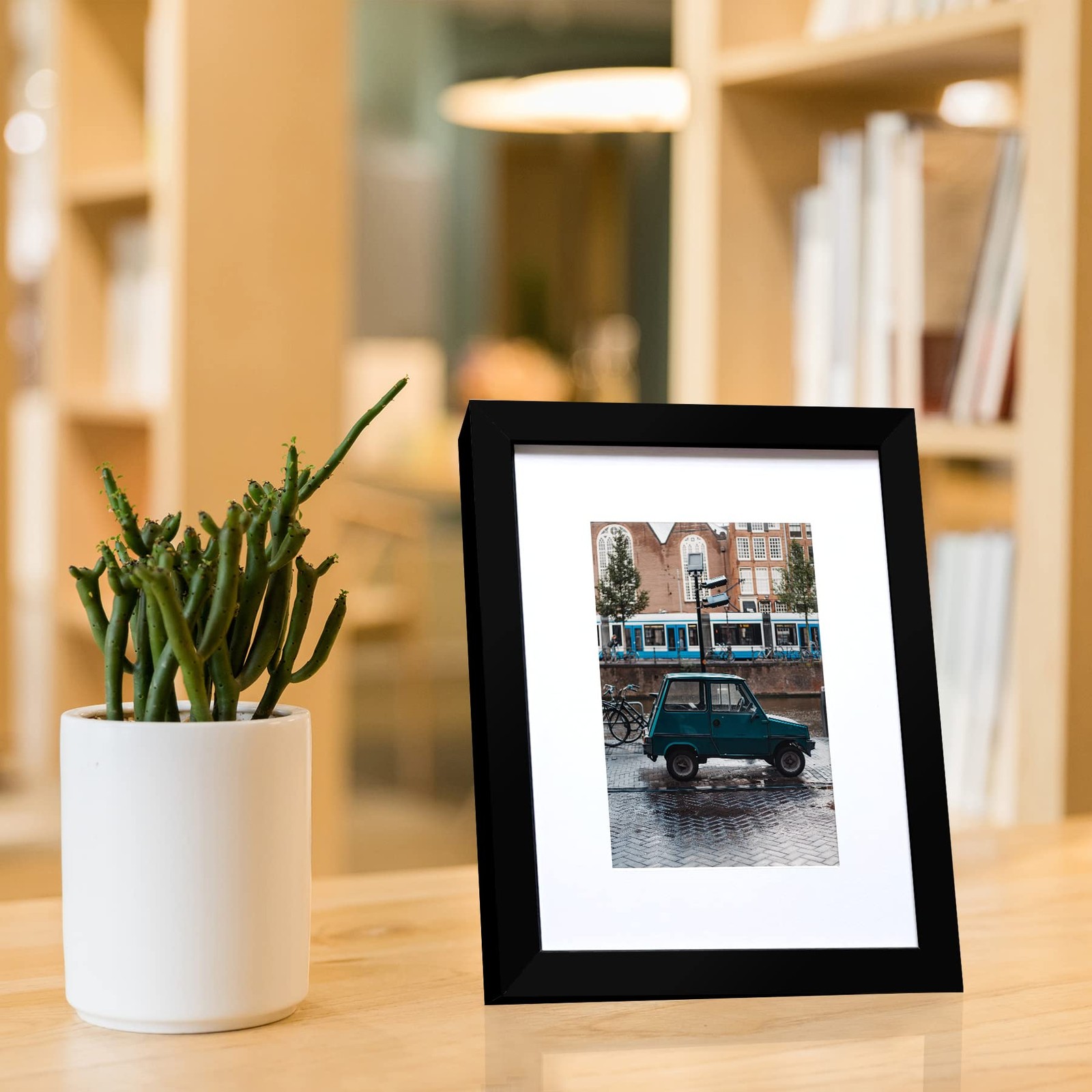 BESCRCL 8×10 Picture Frame Black Set of 6, Display Pictures 5×7 8×10,