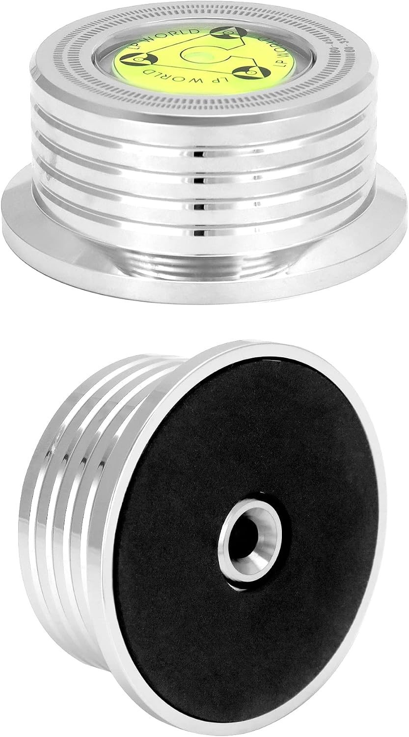 Record Weight Phono Disc Stabilizer, 60HZ Record Weight Stabilizer, with Bubb…