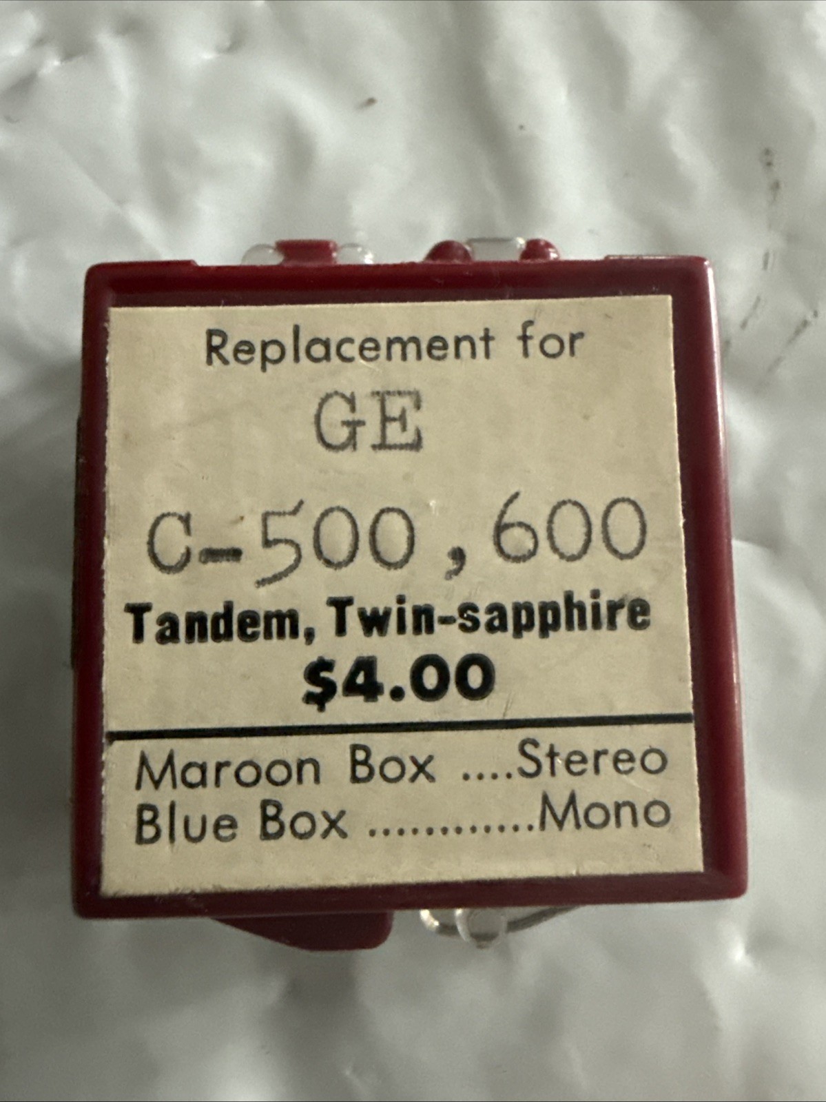 Televex Replacement Needle For GE C-500, 600