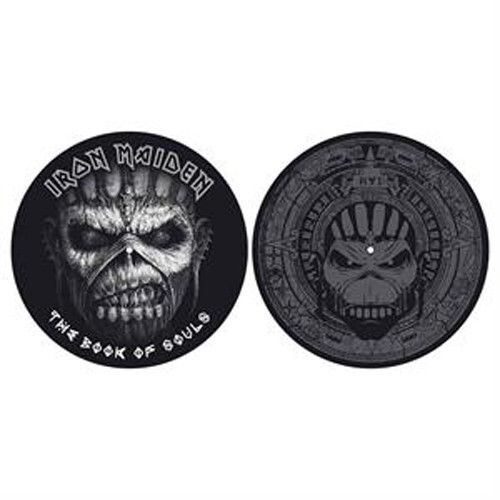 2-Piece Set Licensed Slipmat Iron Maiden Edition Mat For Turntables