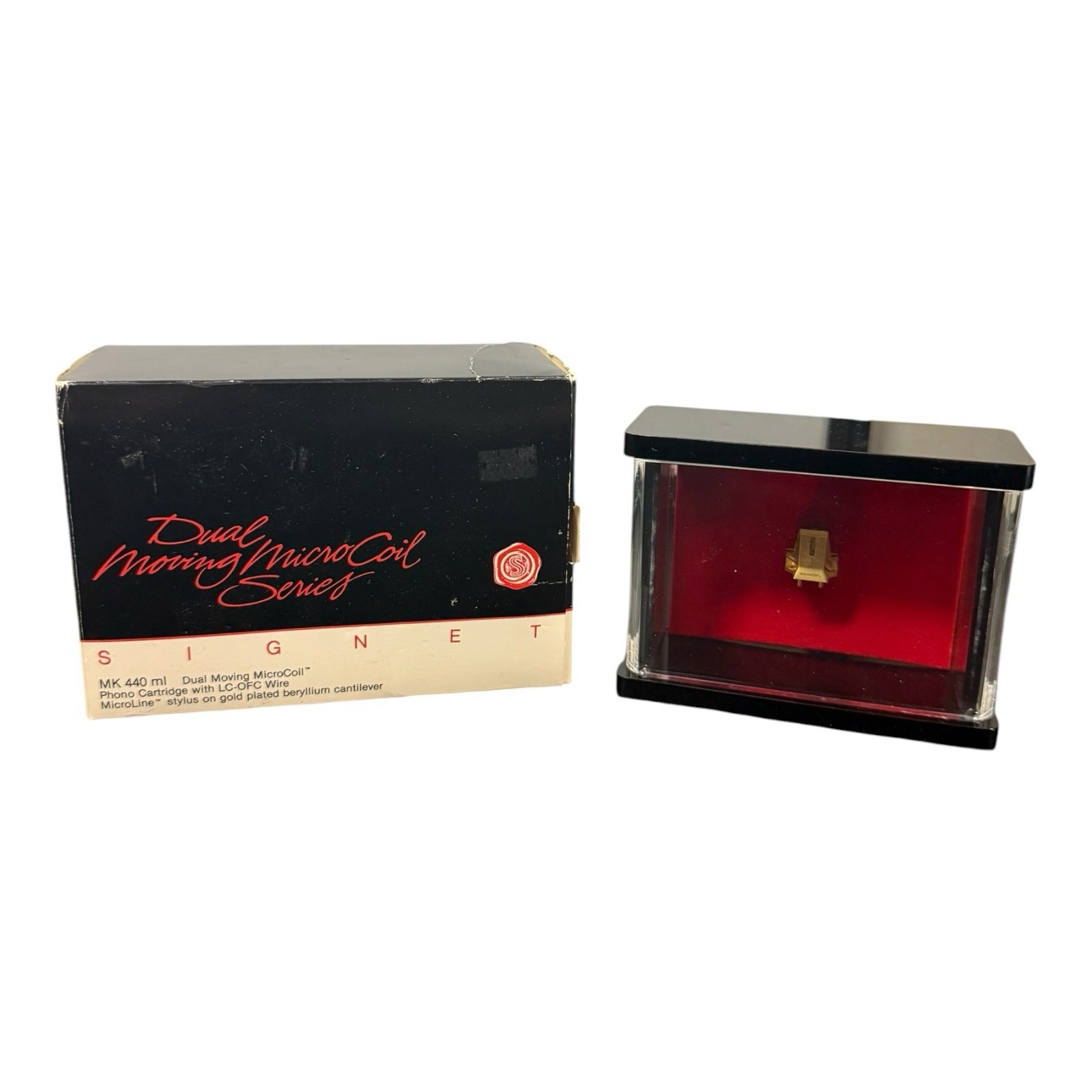 Signet MK 440 ML 1981 Phono Cartridge Gold Plated MicroLine Stylus RARE