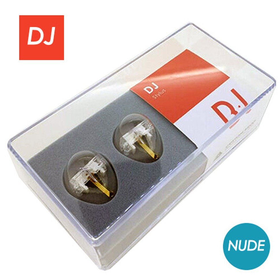 Jico – N-44G DJ IMP NUDE Replacement Stylus (1 Pair) Dark Grey