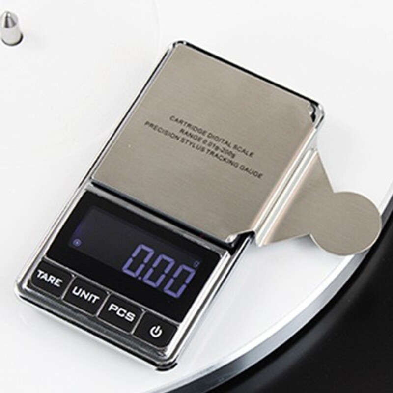 0.01g-100g High Fidelity Vertical Tracking Force Gauge with Led Backlit