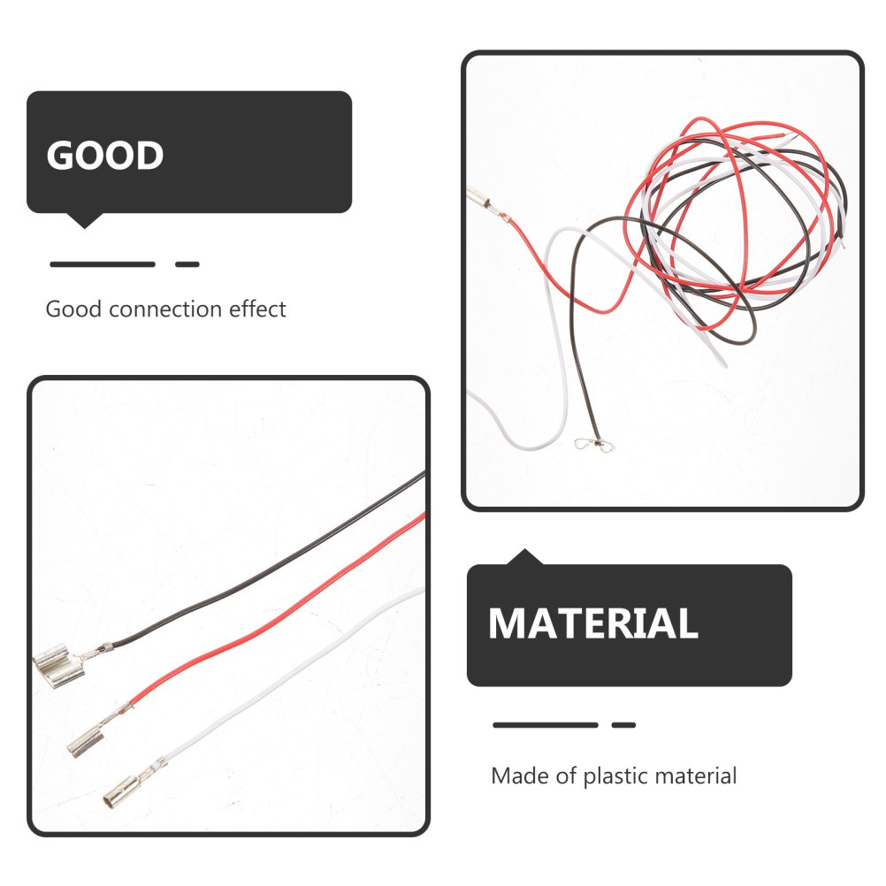 3 Pcs Phono Cable Phonograph Record Player Turntable Wires Accessories
