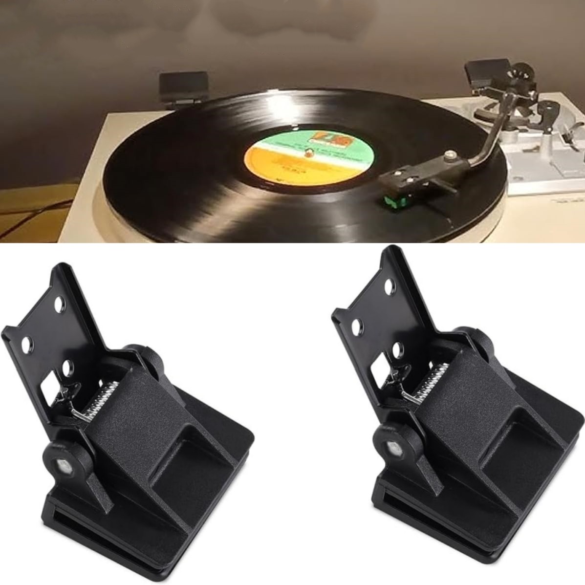 2Pcs Dust Cover Hinge Turntable Parts For AkaiAP-206,Yamaha P-200,Sony PS-11 etc