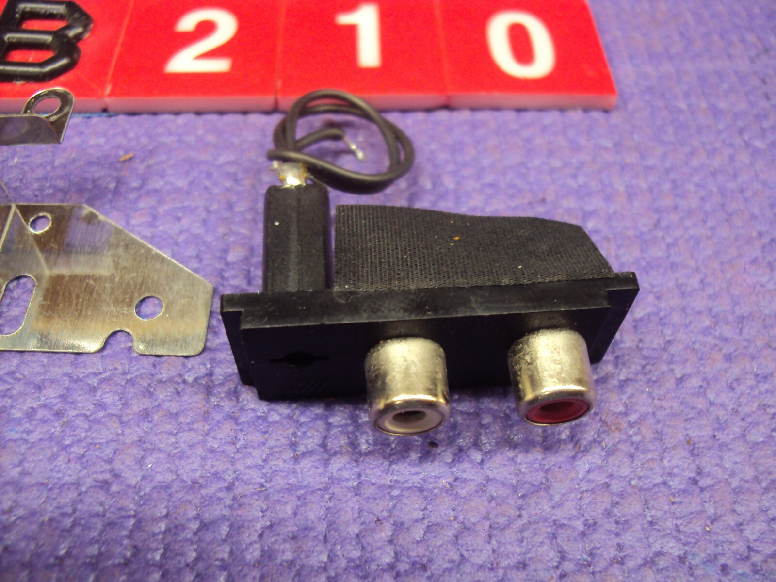 Technics SL-BD210 RCA Jack Panel & Shield. Tested Removed from a working SL-B210