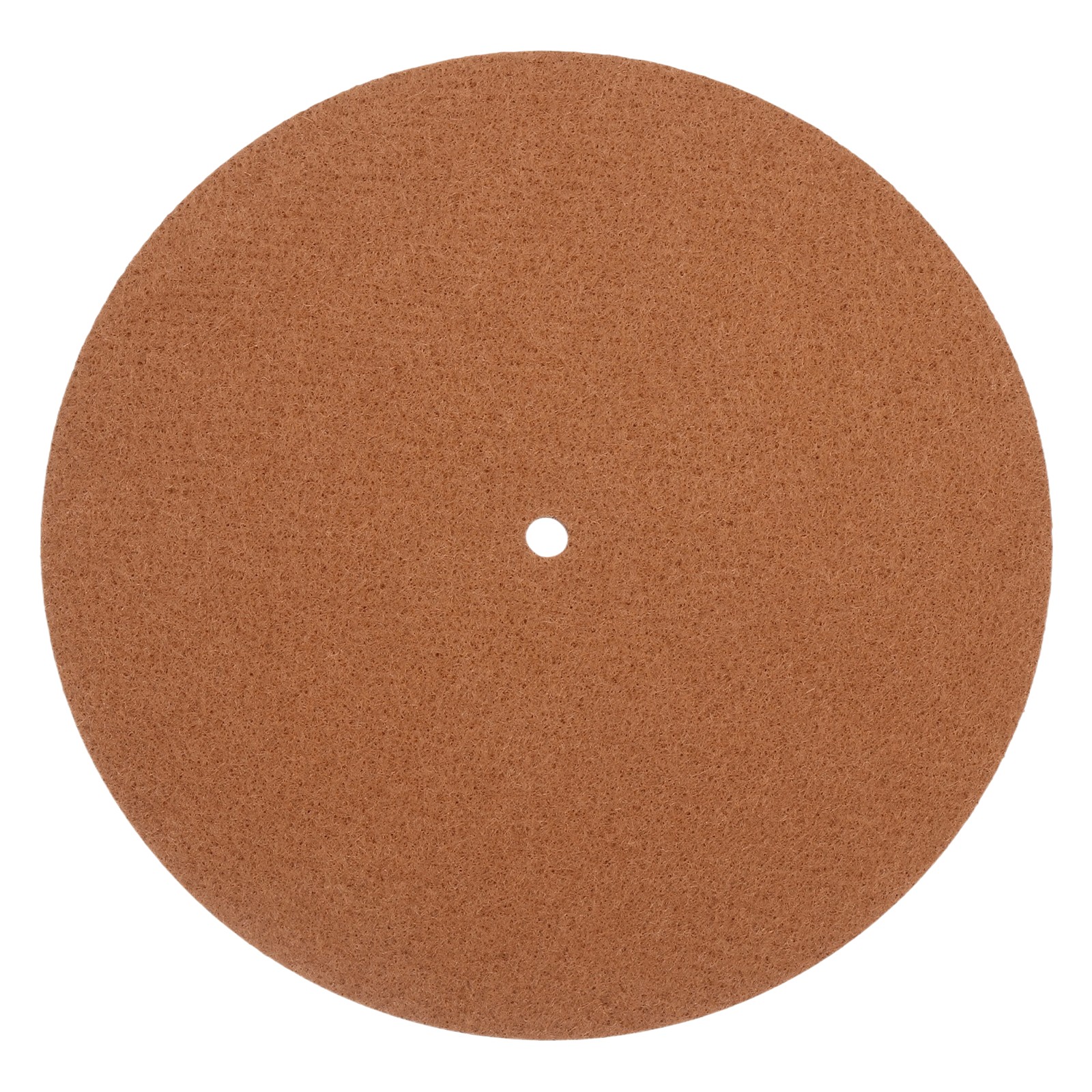 Record Player Mat, 7 Inch Turntable Mat 3mm Felt Turntable Pad, Brown
