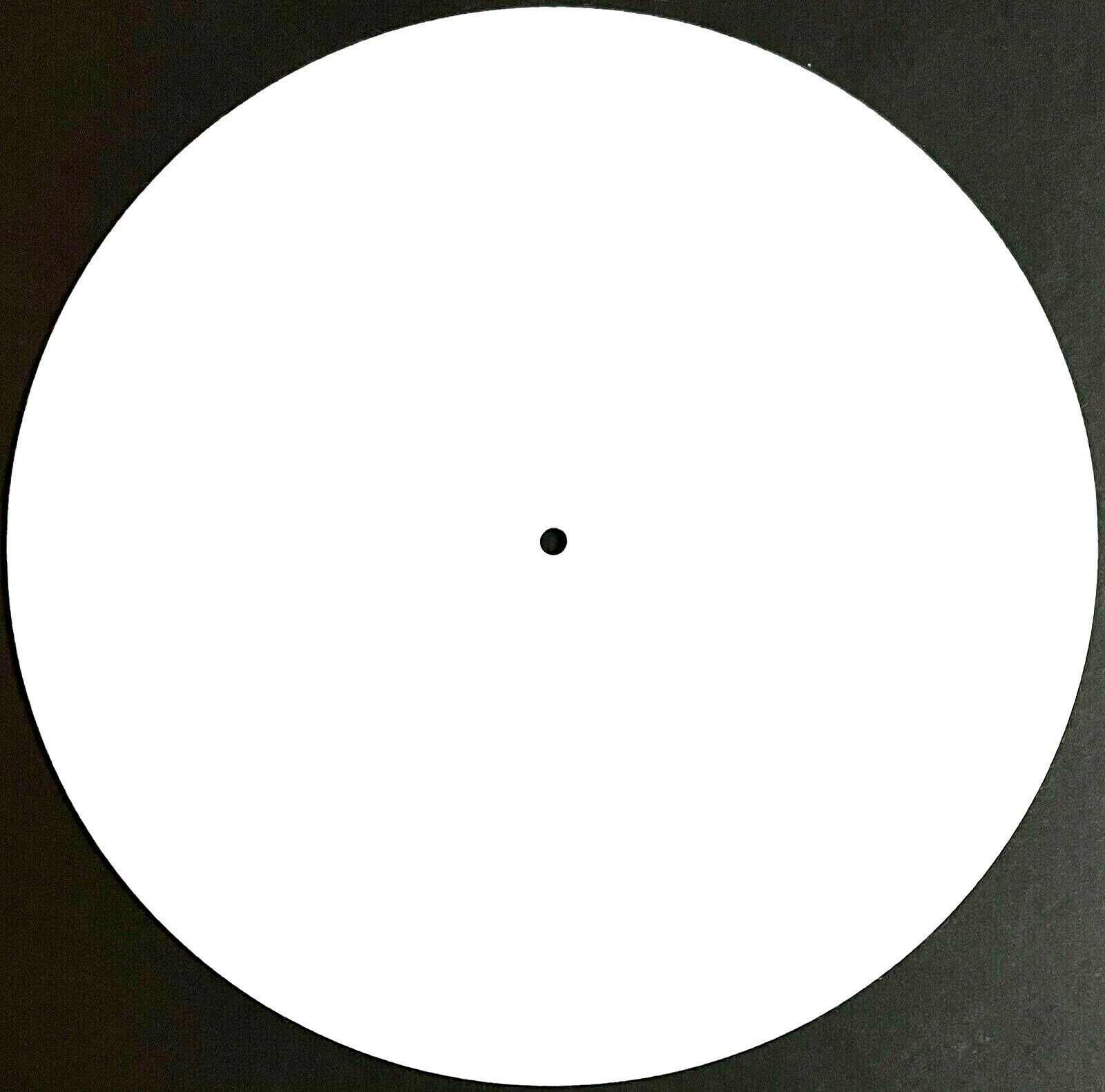White Felt Turntable Slipmat 12-inch LP Vinyl Record DJ Pro Platter Slip Mat