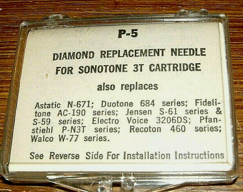 PHONOGRAPH NEEDLE 802-DS73 for SONOTONE N3TA N3TSD, 8643DS AC190 N671sd EV3207DS