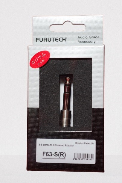 FURUTECH 3.5mm to 6.3mm PLUG ADAPTER F63-S(R) F63S-R
