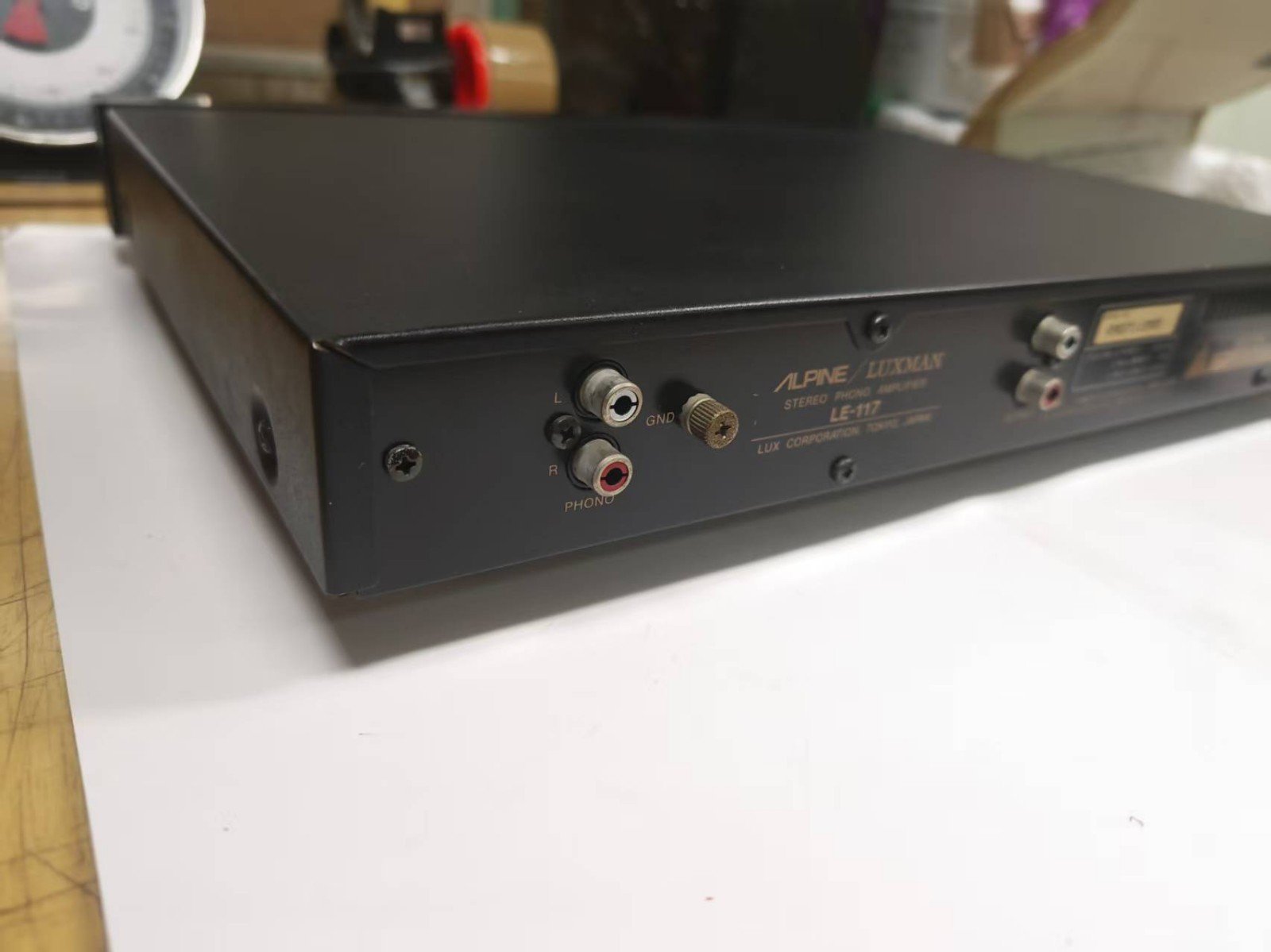 USED Alphine/Luxman LE-117 Phono Preamplifier (100V), Made in Japan