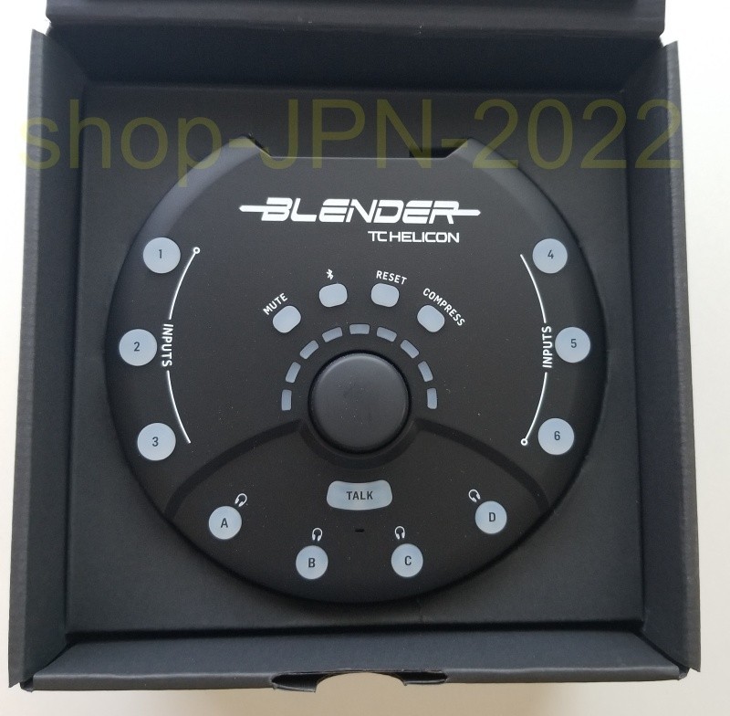 TC HELICON BLENDER 12 x 8 Portable Stereo Mixer 12 x 2 USB Audio Output