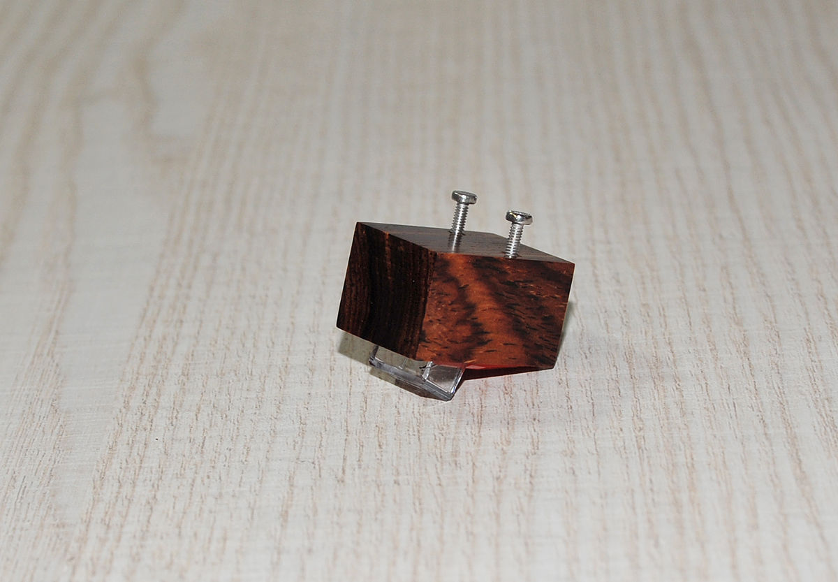 Exclusive WOOD BODY for AudioTechnica AT100E Cartridge / African Cocobolo Wood
