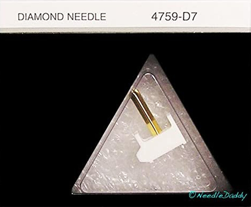 NEW NEEDLE STYLUS NEEDLE turntable for Shure Model M 44-7 759-D7 4759-D7