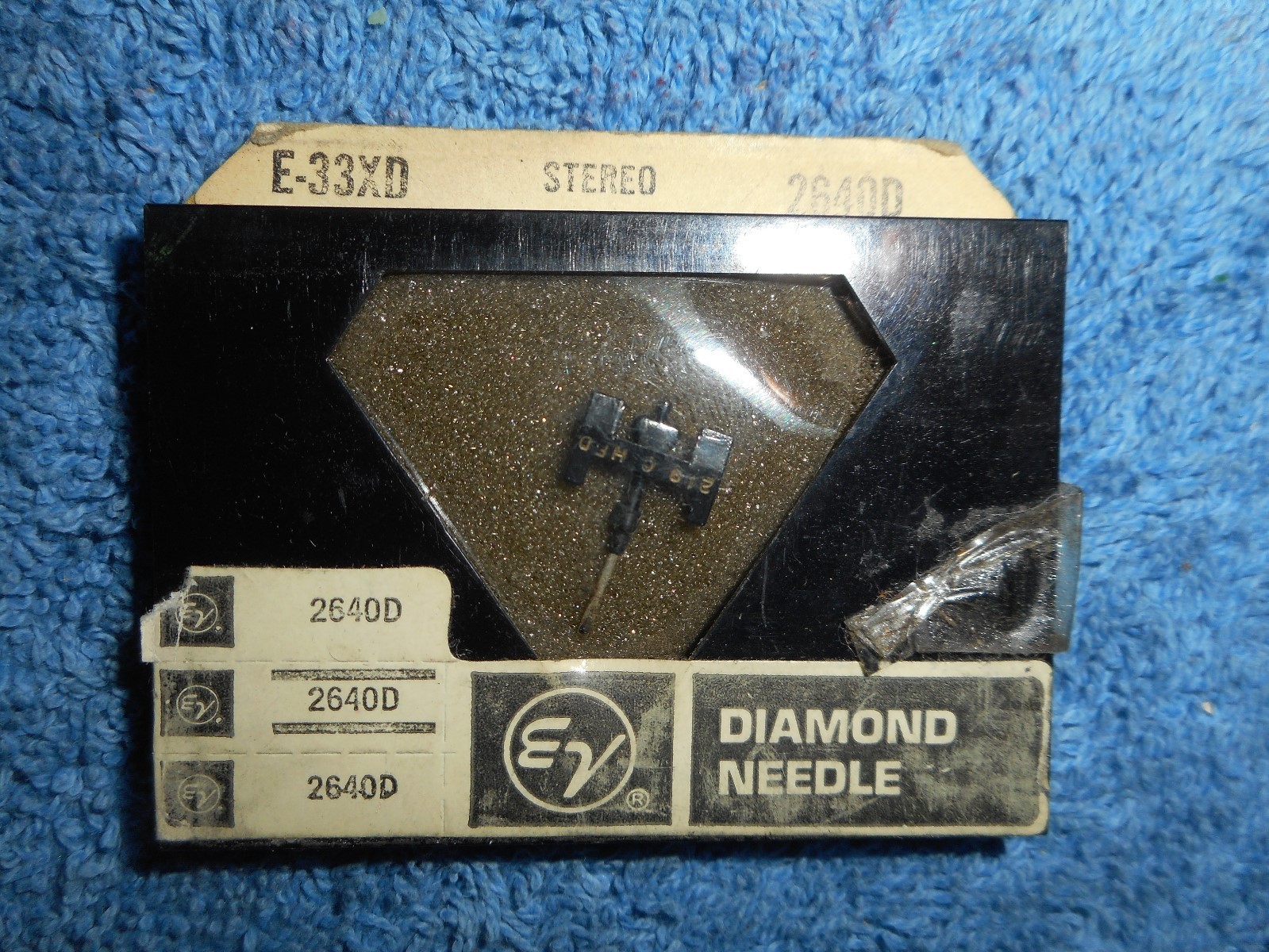 ELECTRO VOICE E-33XD 2640D Diamond Needle Record Stylus Nos EV NEW
