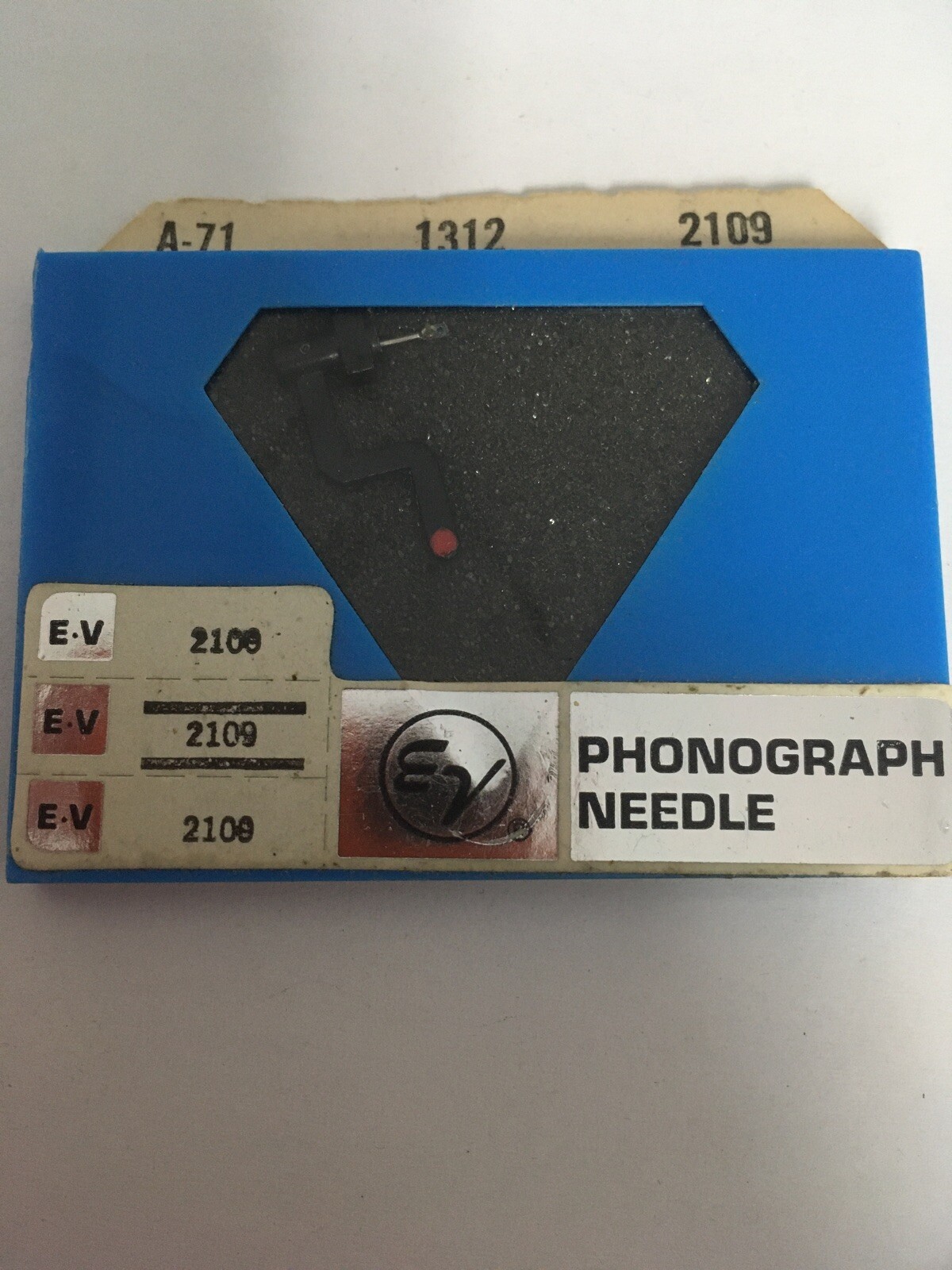 NOS Electro-Voice 2109 Sapphire Phono Needle For Astatic GD N30 Zenith 56-360