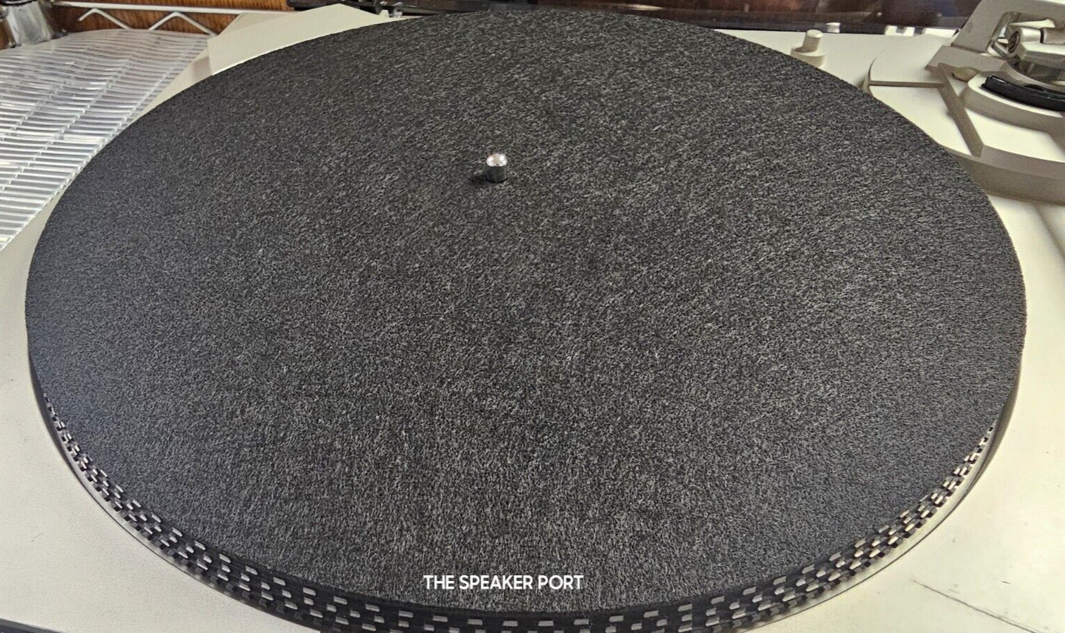 Record Player Turntable Platter Mat Slipmat 12″ Diameter / 3mm Thick Black Felt